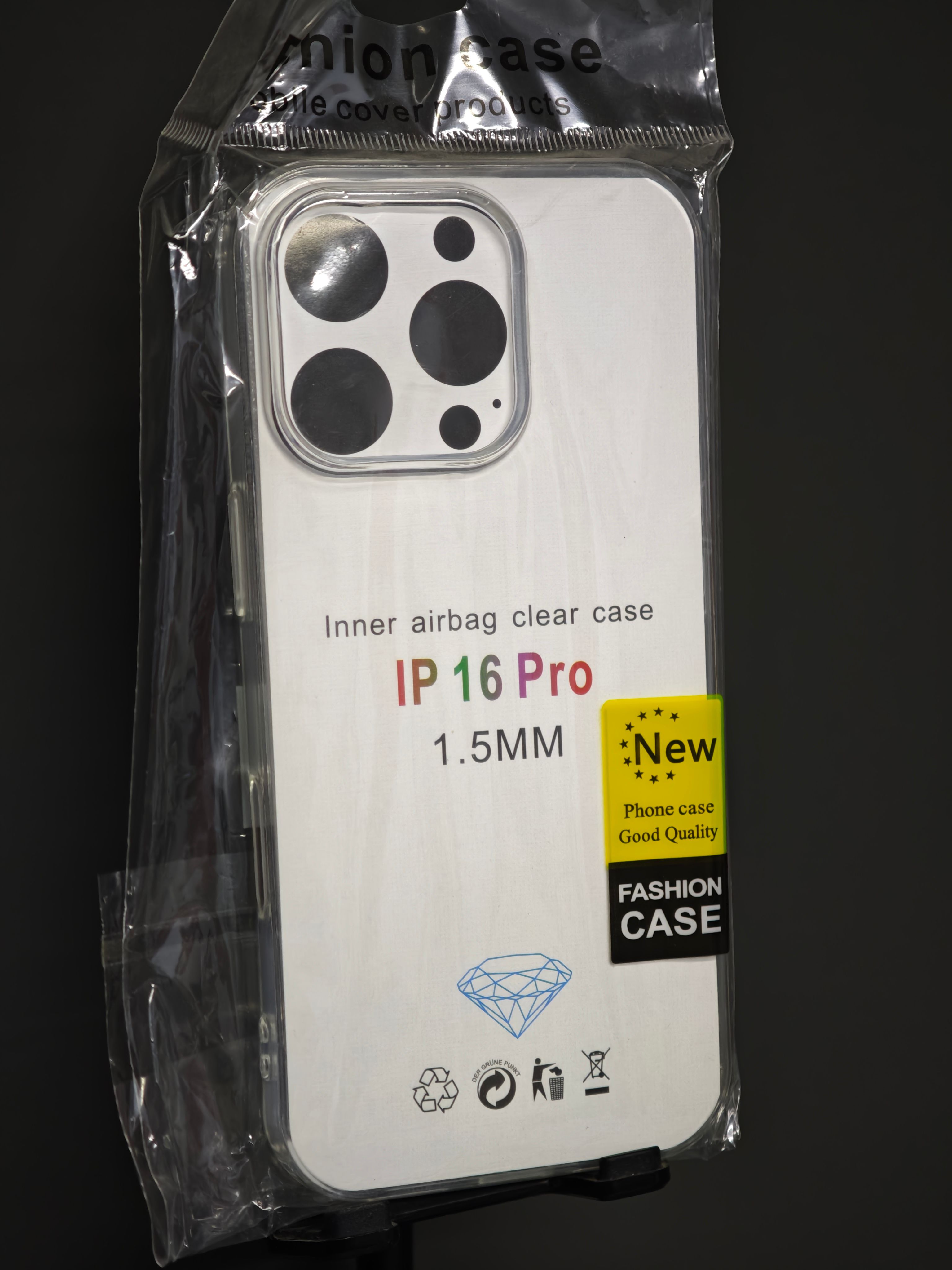 İPHONE 16 PRO ŞEFFAF KILIF 