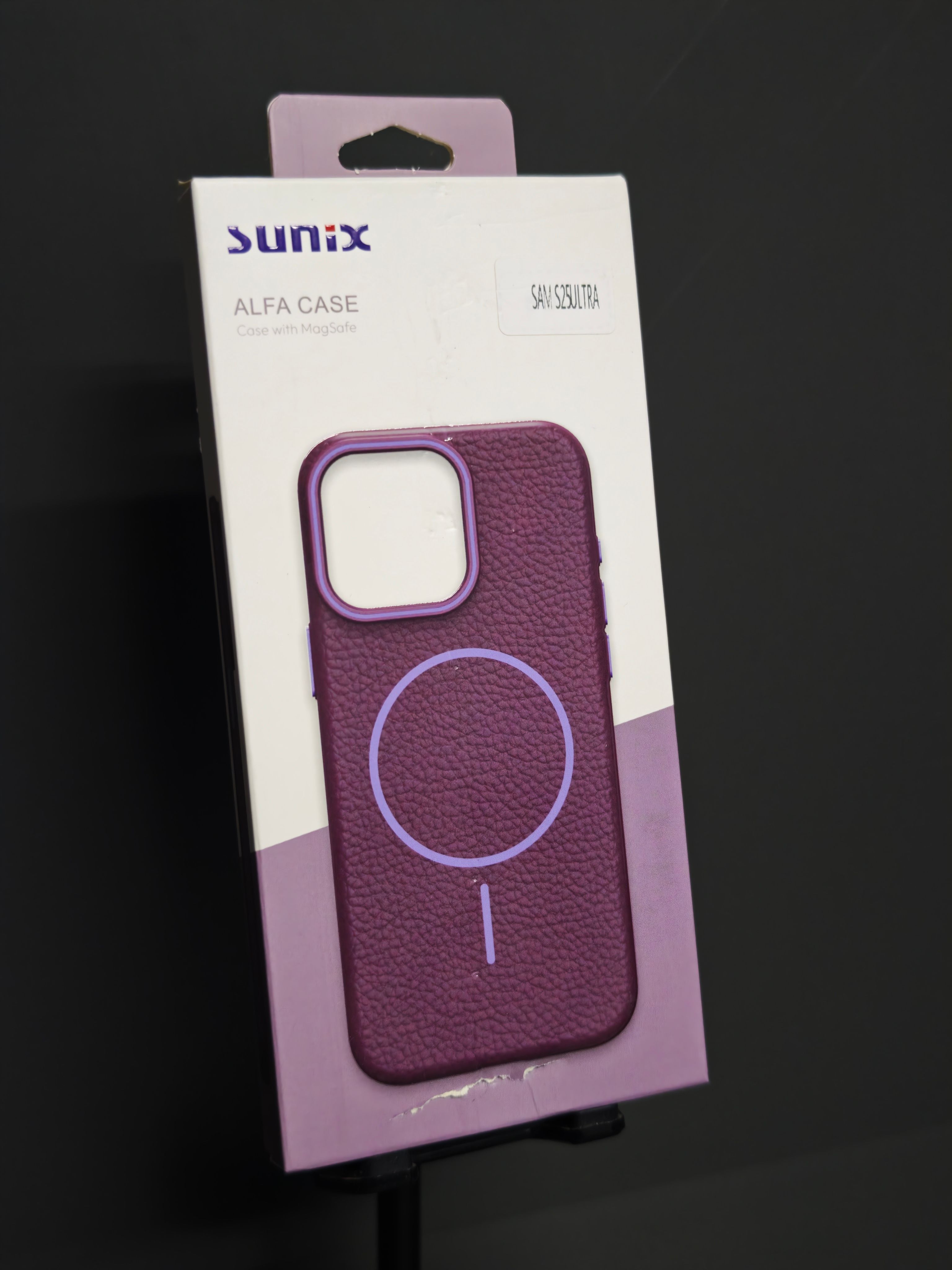 SAMSUNG S25 ULTRA MOR DERİ KILIF 