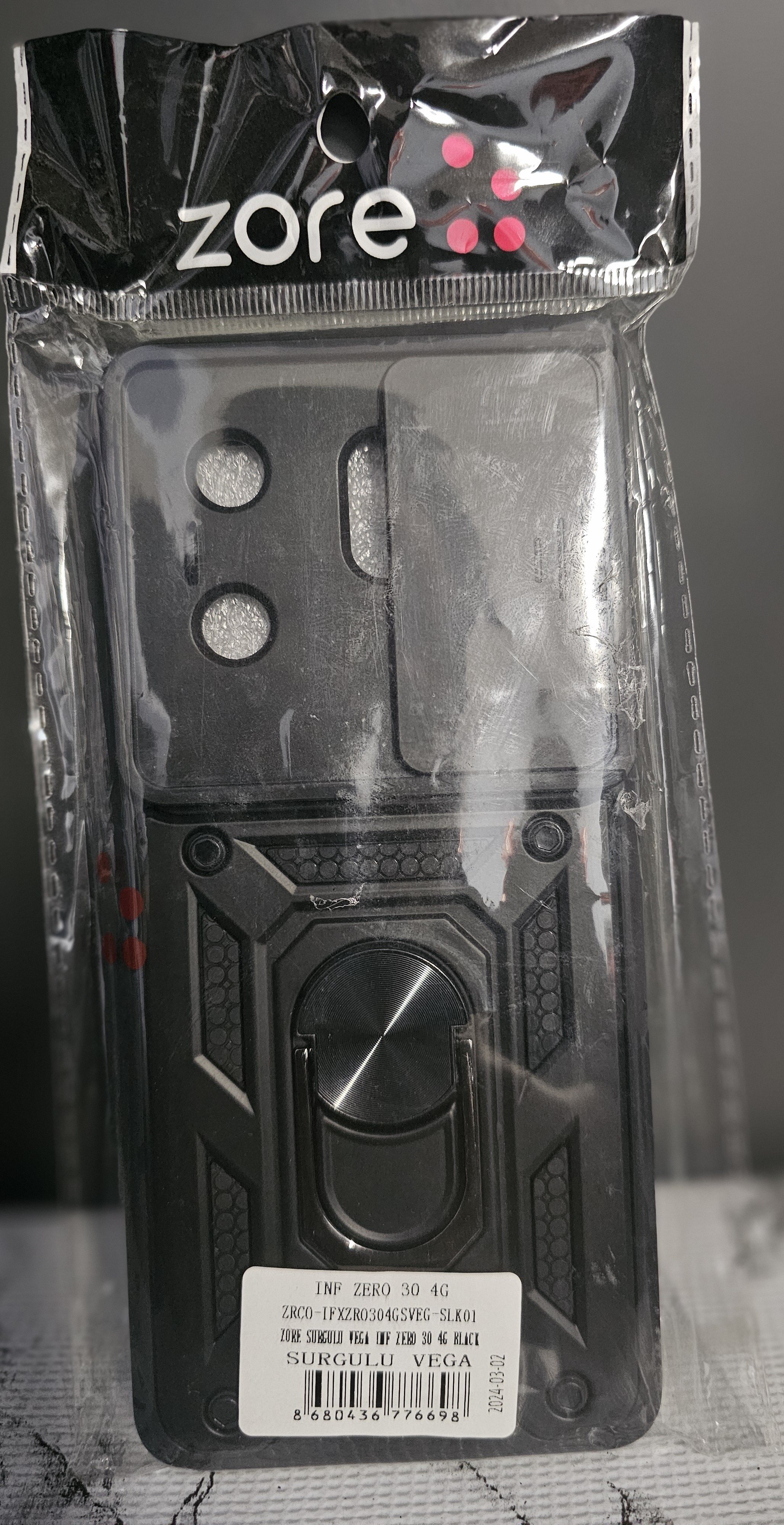 INFINIX ZERO 30 4G TANK KILIF SİYAH