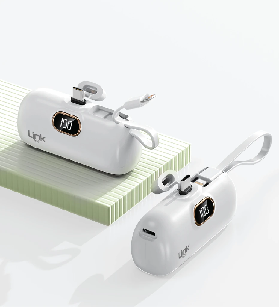 EP52 LİNK TECH MİNİ POWERBANK 4.800MAH TYPC + LİGHTNİNG  