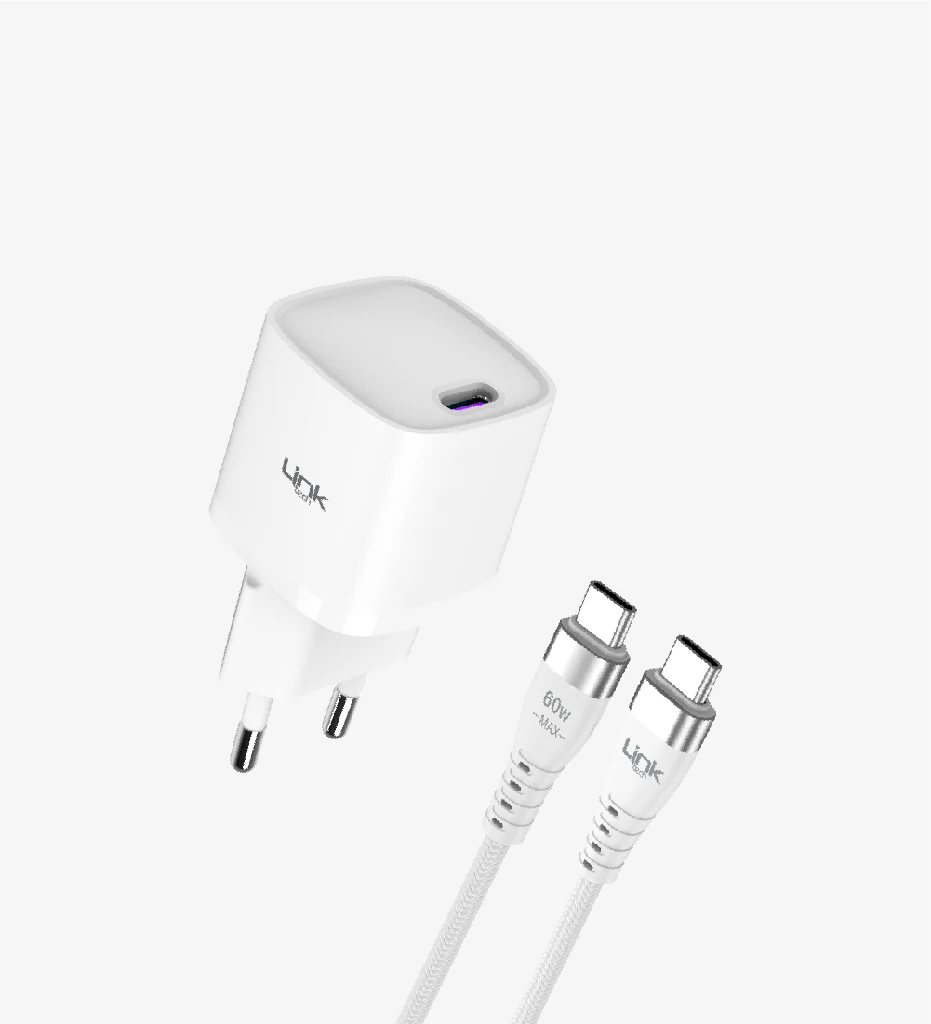 Premium
G842 Premium Tip-C Kablolu Mini 20W USB-C Süper SI GaN Şarj Adaptörü
