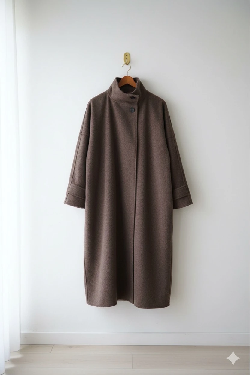 Yaka detay alle kaban - kahve