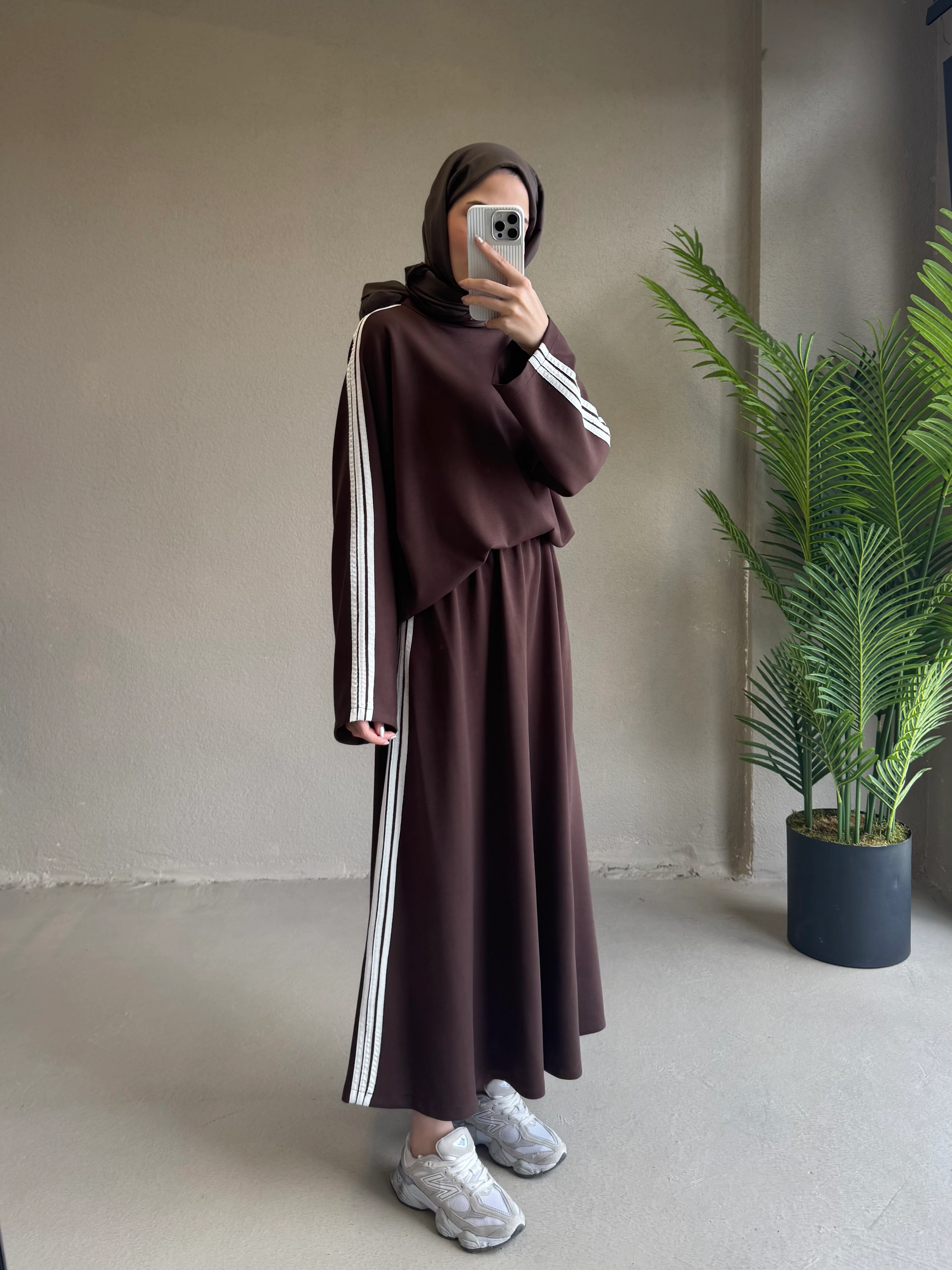 Etekli spor takım - kahve