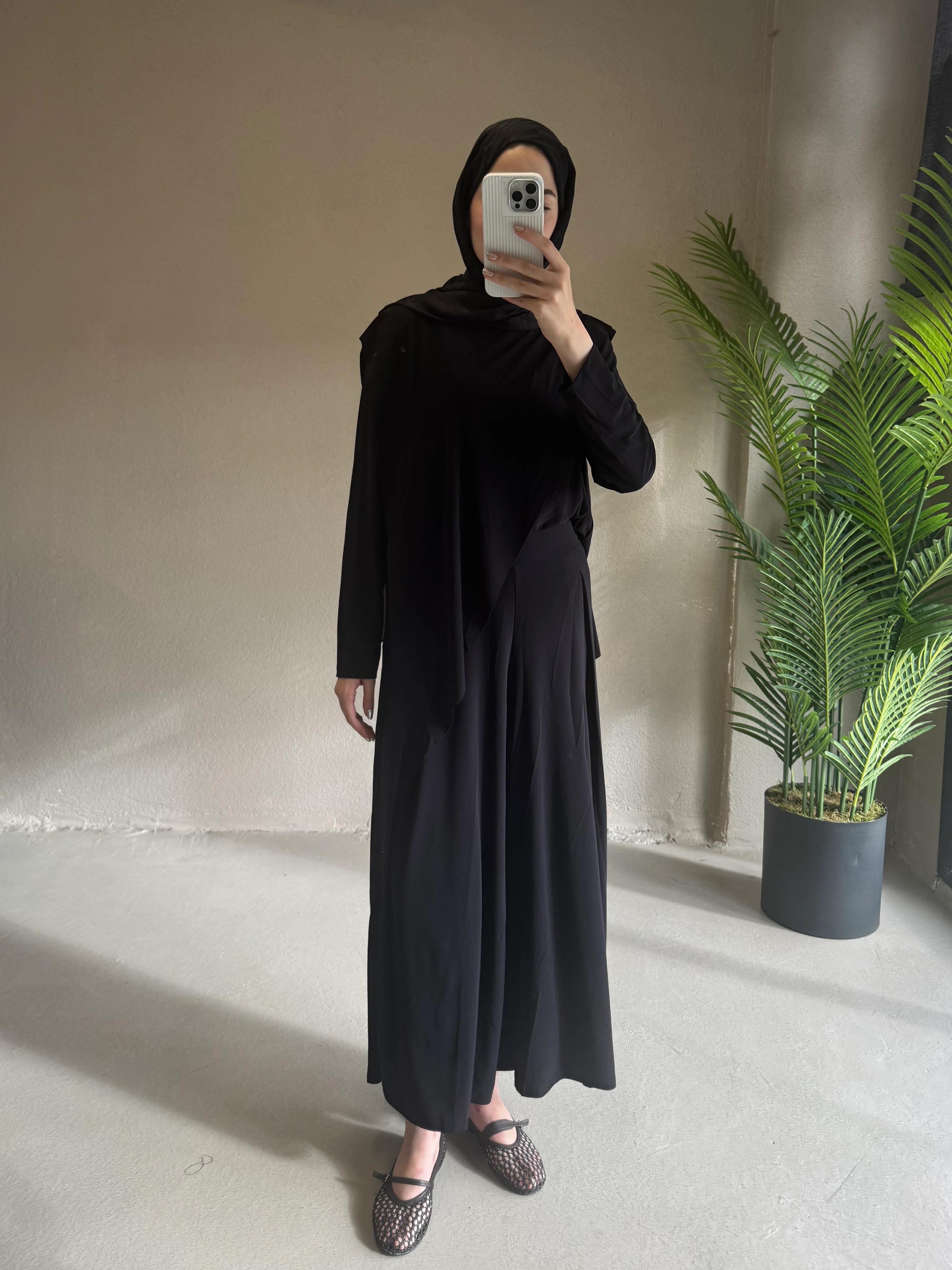 Karla takım - Siyah