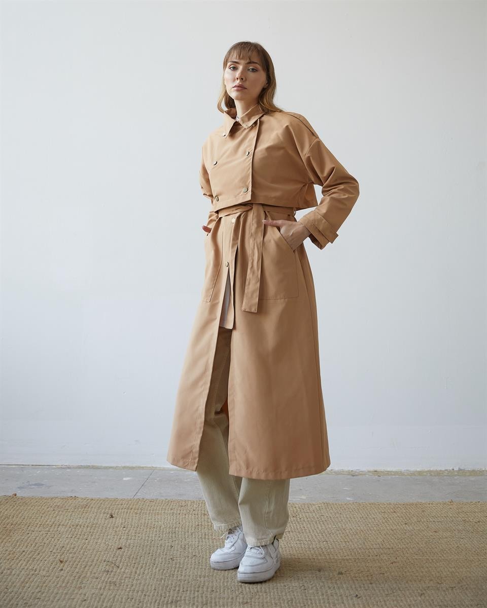 Kruvaze Vintage Trençkot