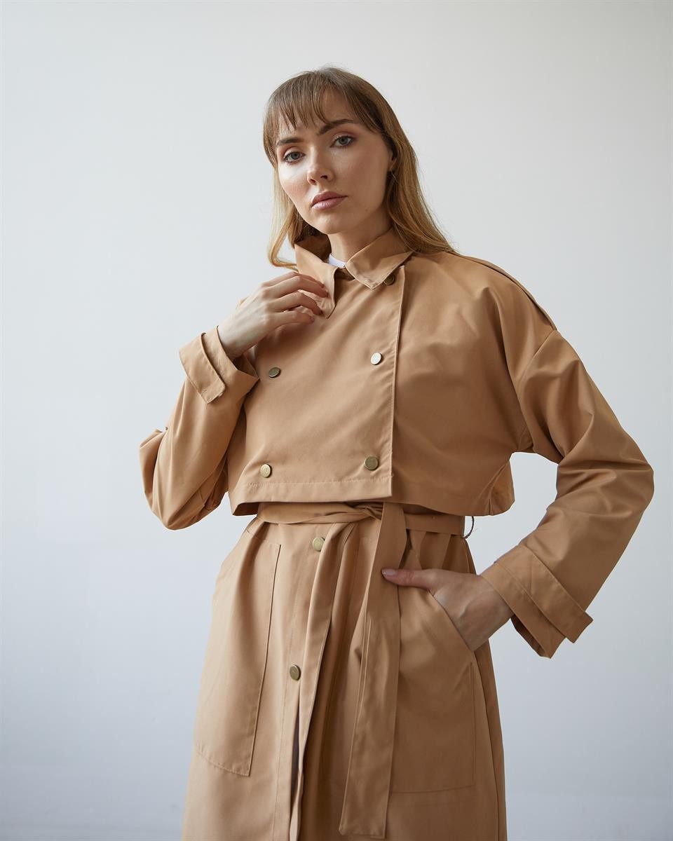 Kruvaze Vintage Trençkot