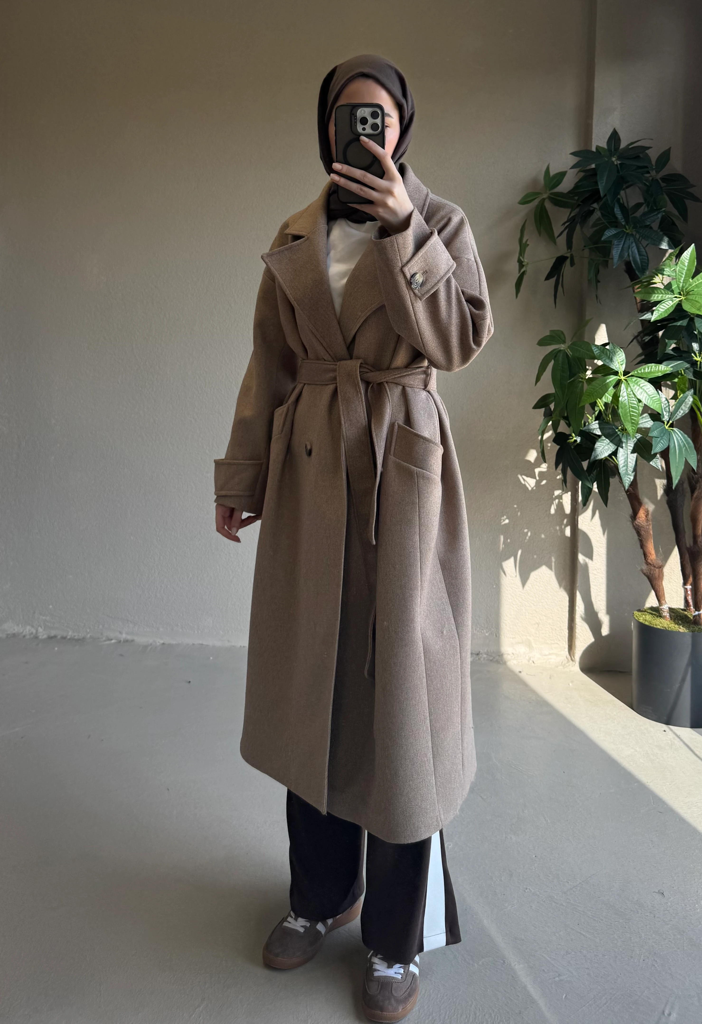 Kaşe kaban - kesekağıdı