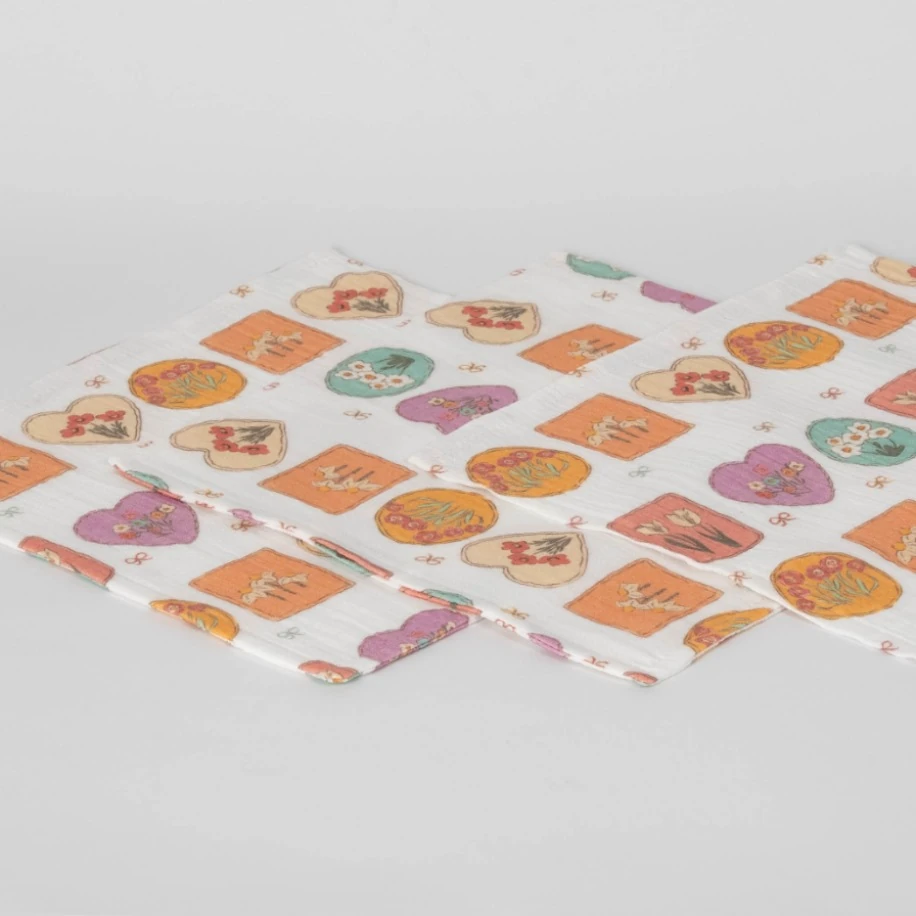 Flora 3'lü Ağız Mendili