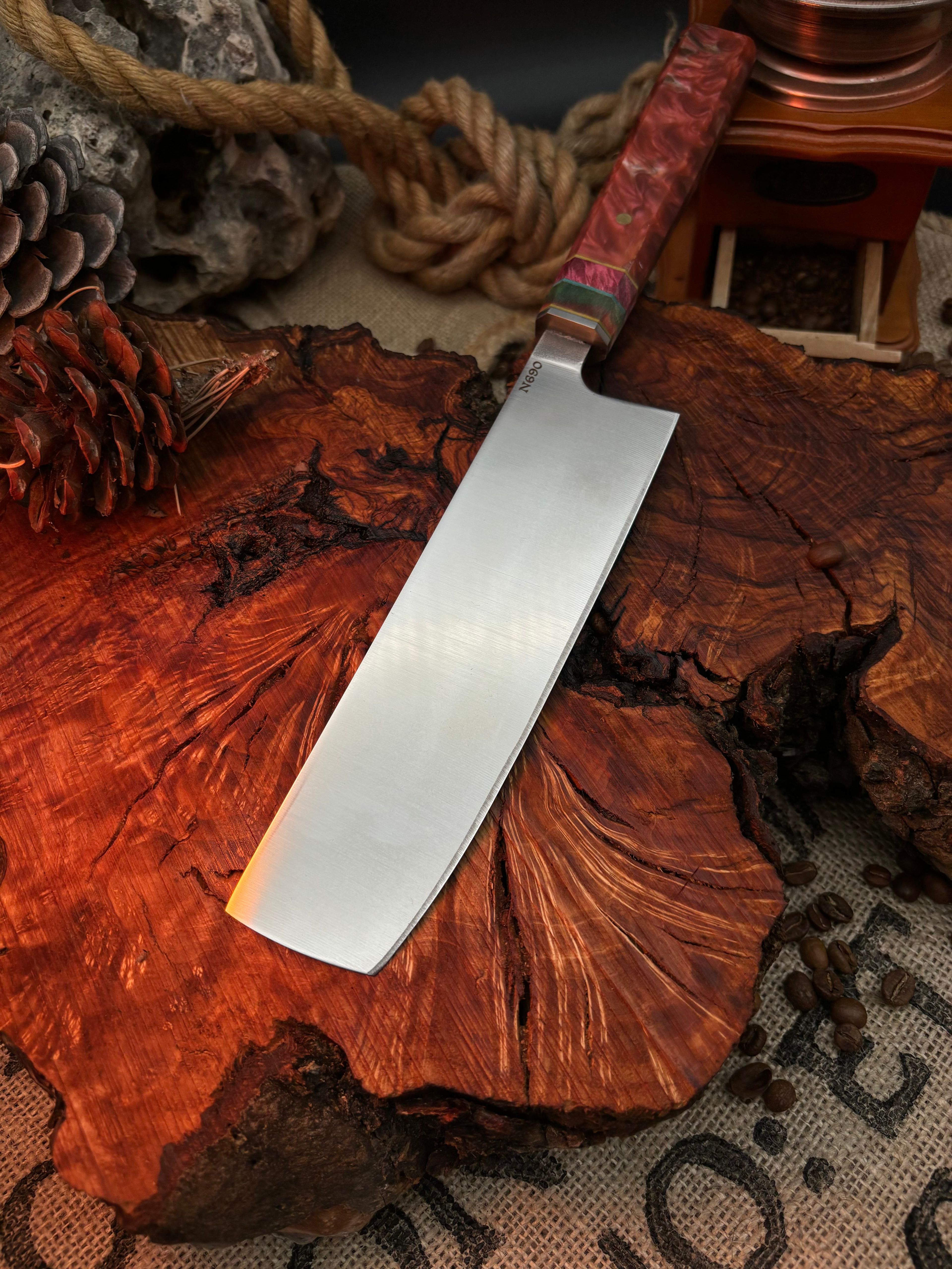 Nakiri Aşçı Model - Kaliteli Aşçı Bıçağı | Paslanmaz Alman Çeliği