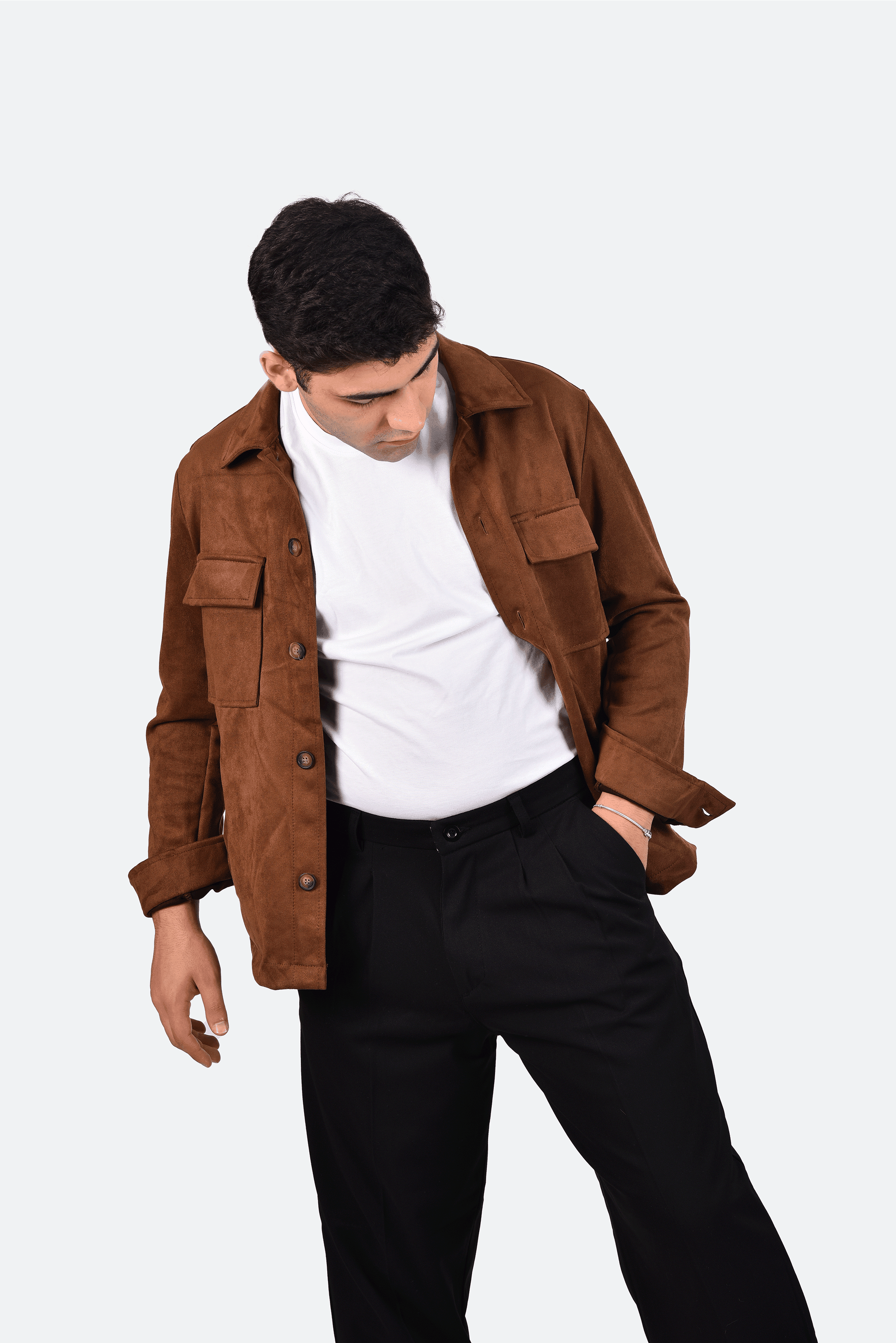 Faux Suede Jacket