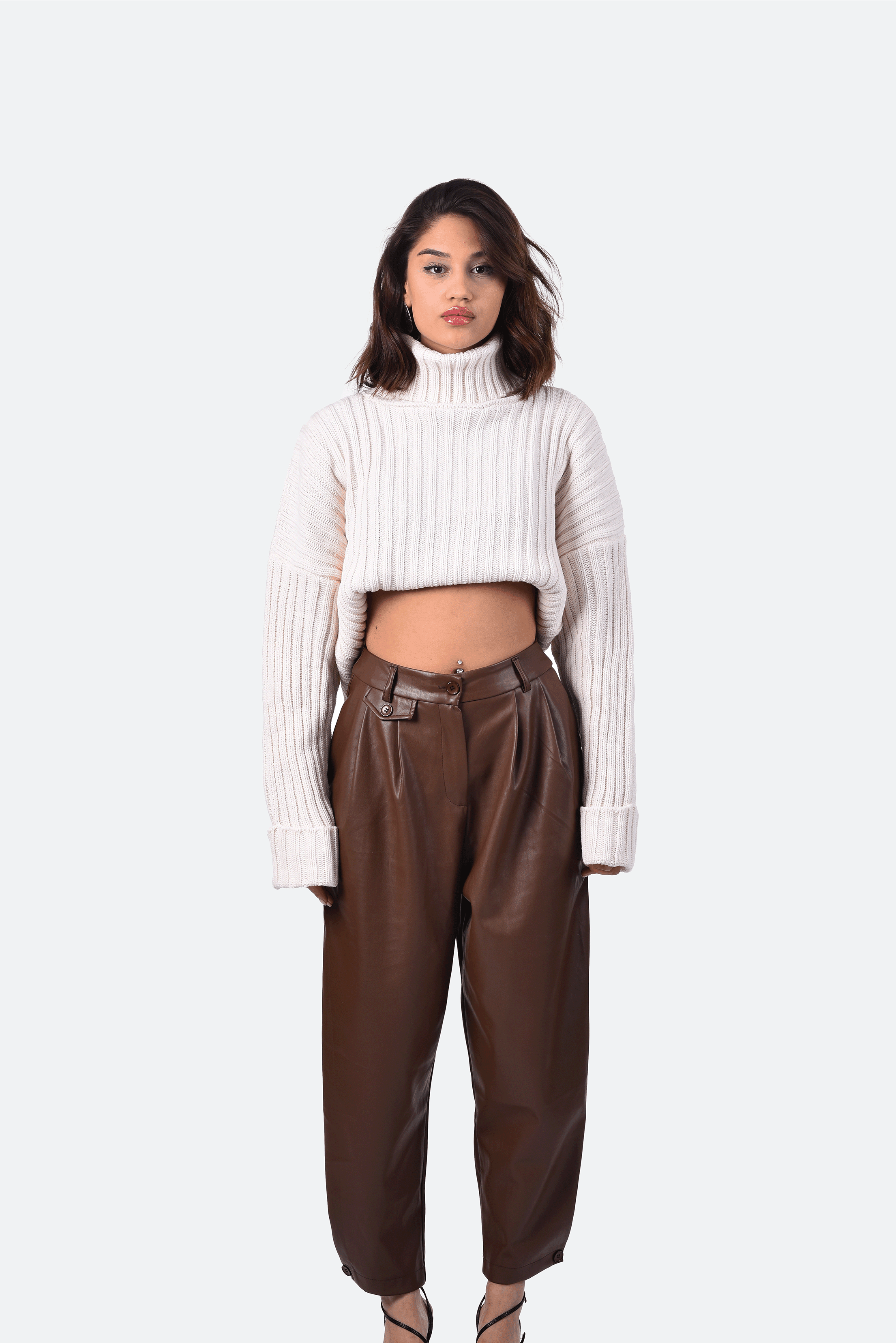 Faux Leather Pants