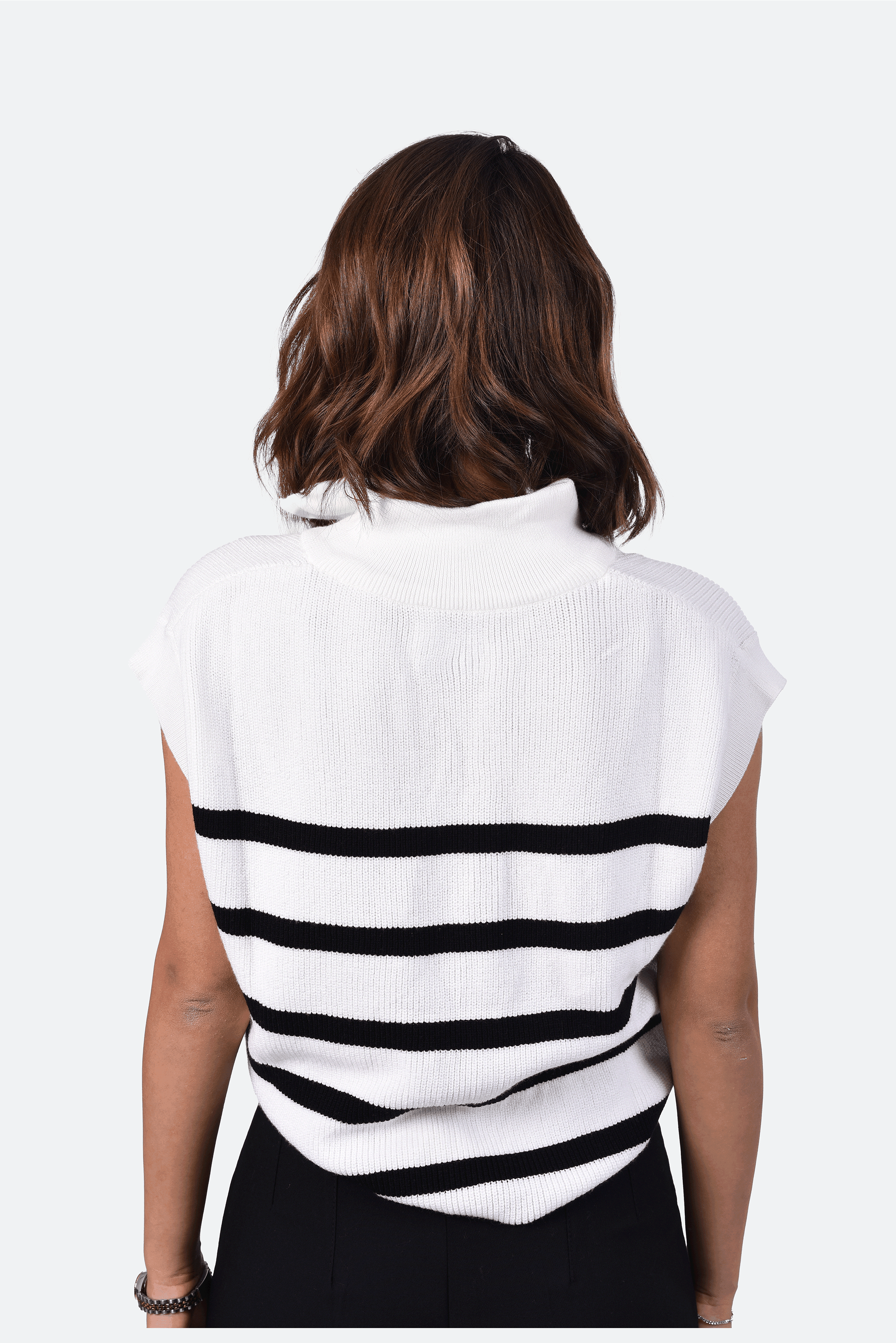  Half-Zip Knit Sweater