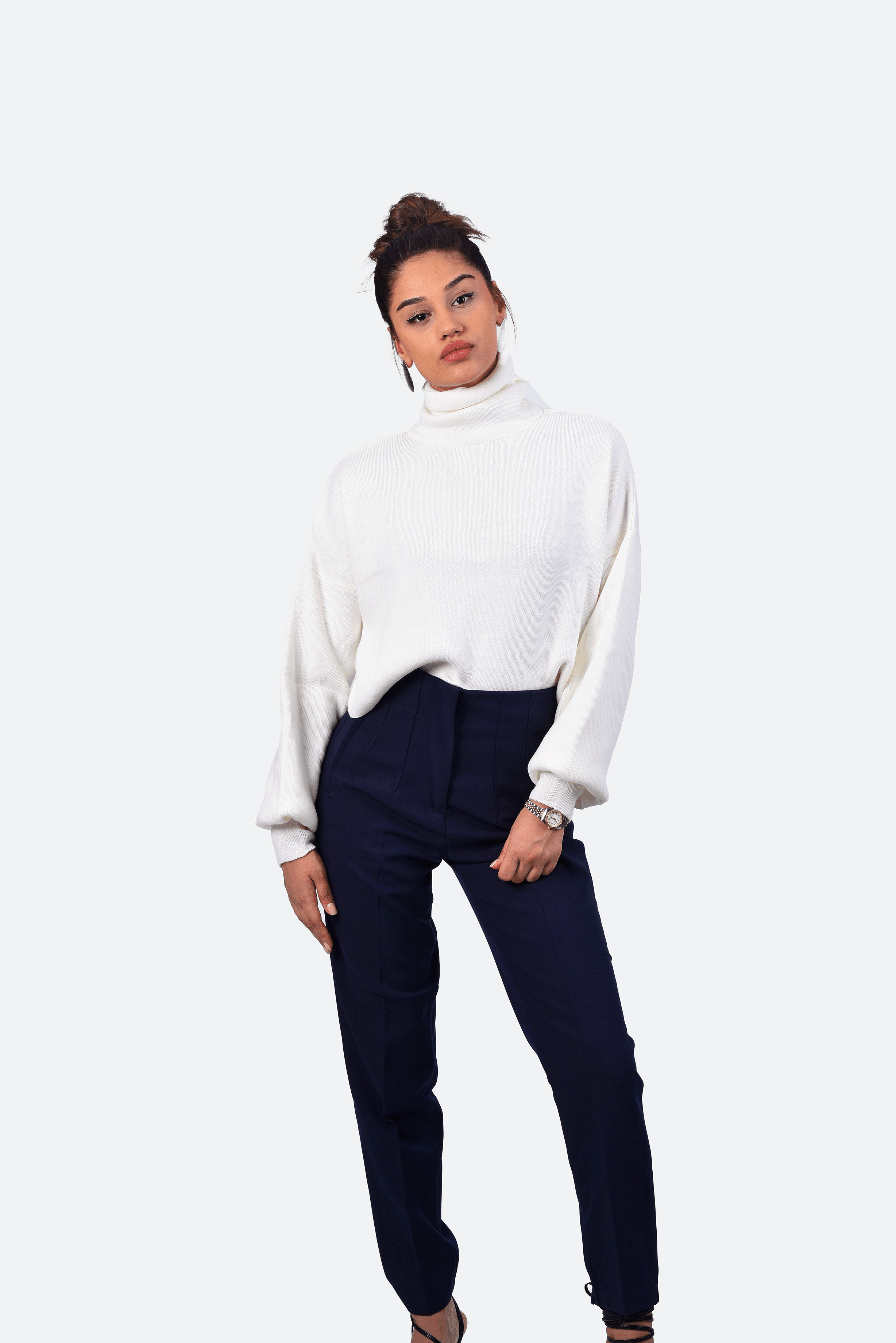 KNIT TURTLENECK SWEATER