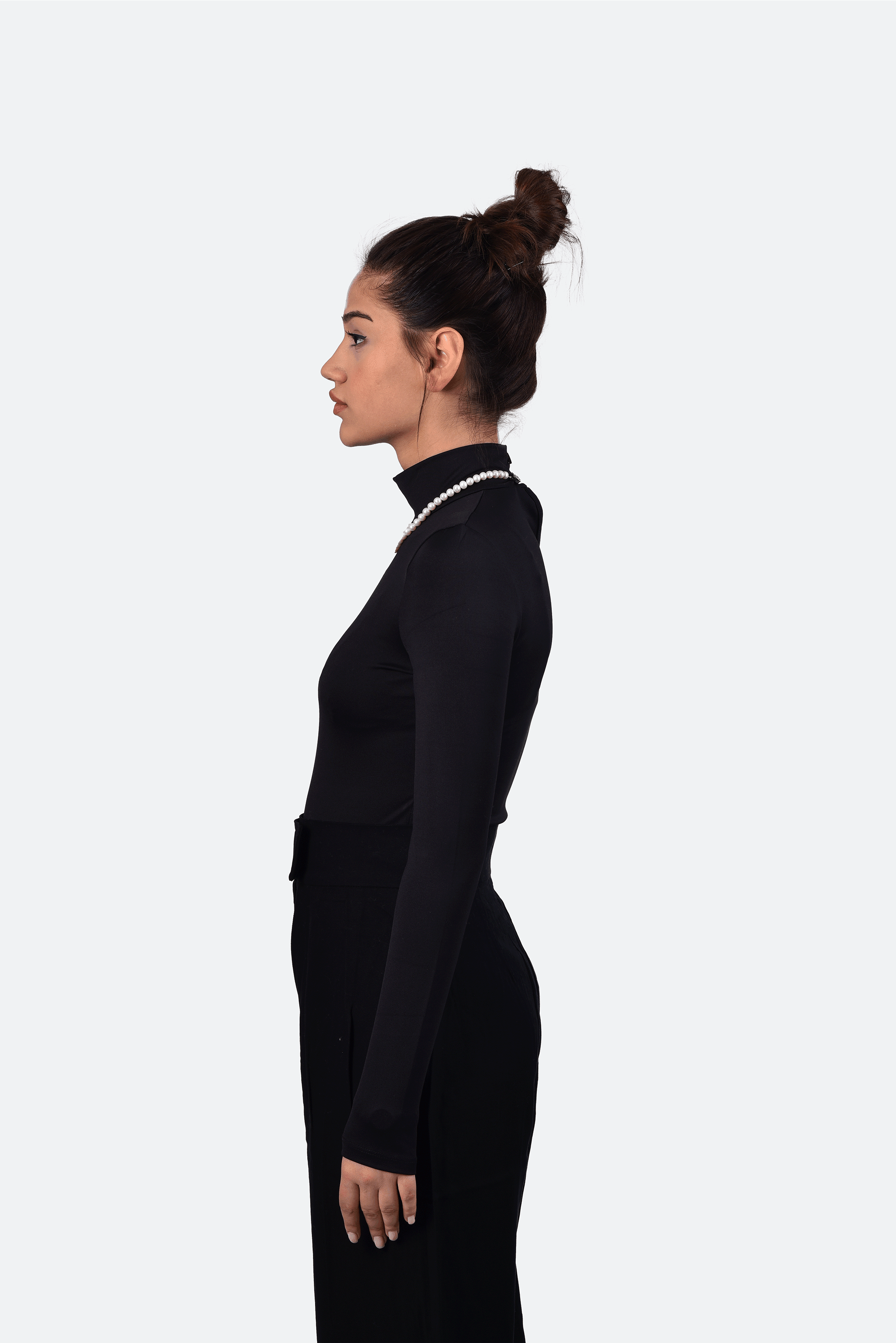  Half Turtleneck Bodysuit