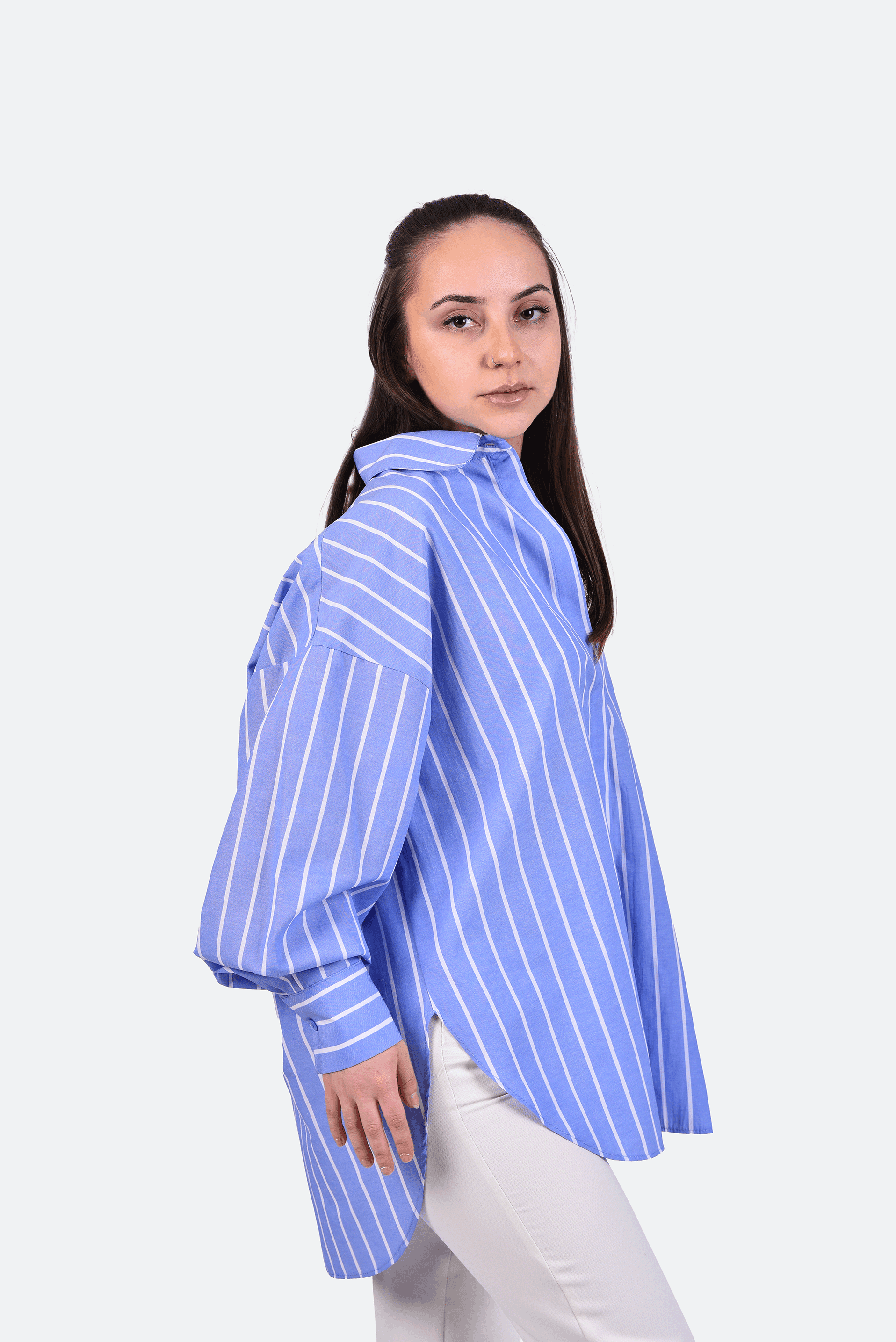 OVERSIZED STRIPED SHIRT