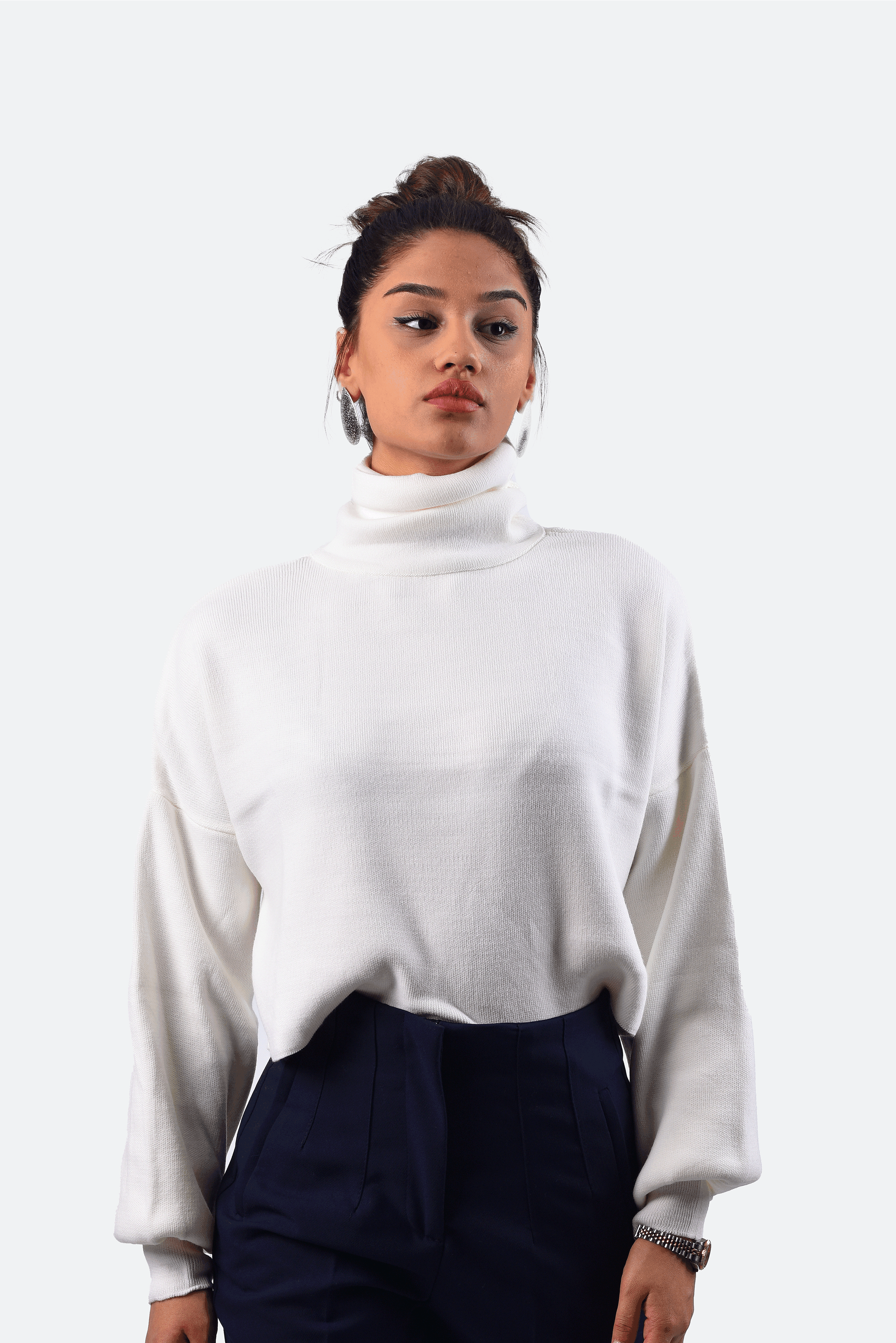 KNIT TURTLENECK SWEATER