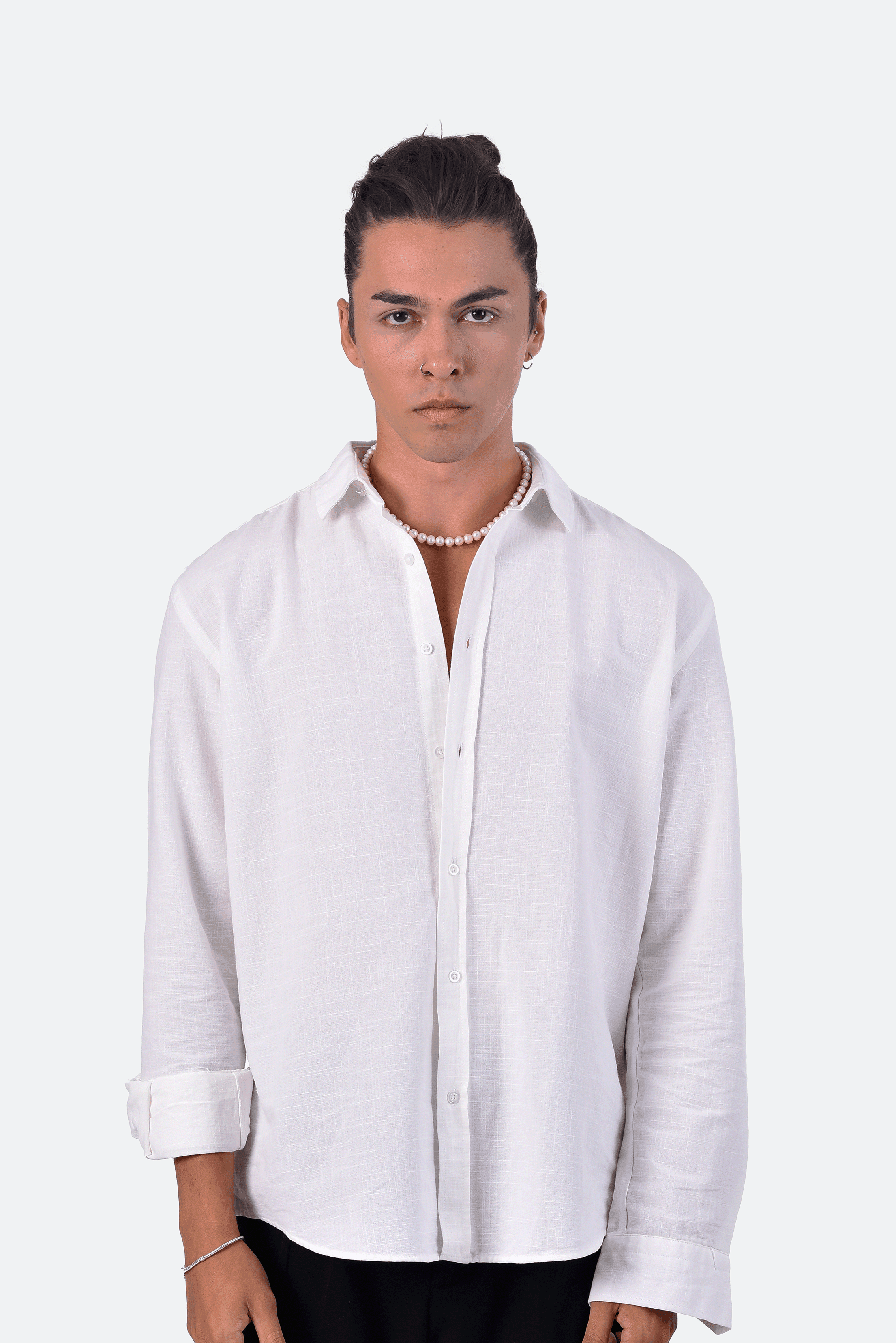 REGULAR FIT SHIRT - WHITE