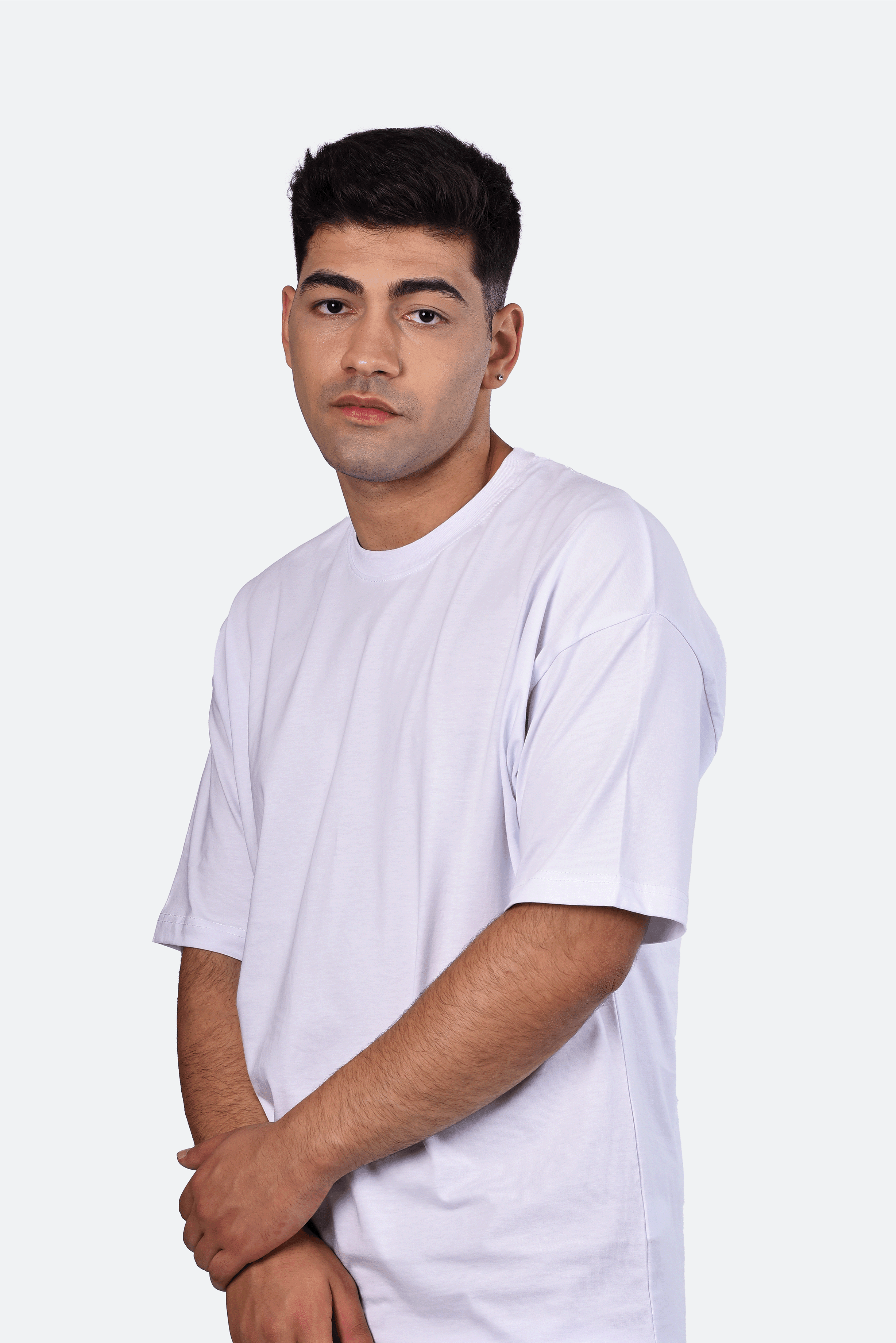 COTTON BASIC T-SHIRT - WHITE