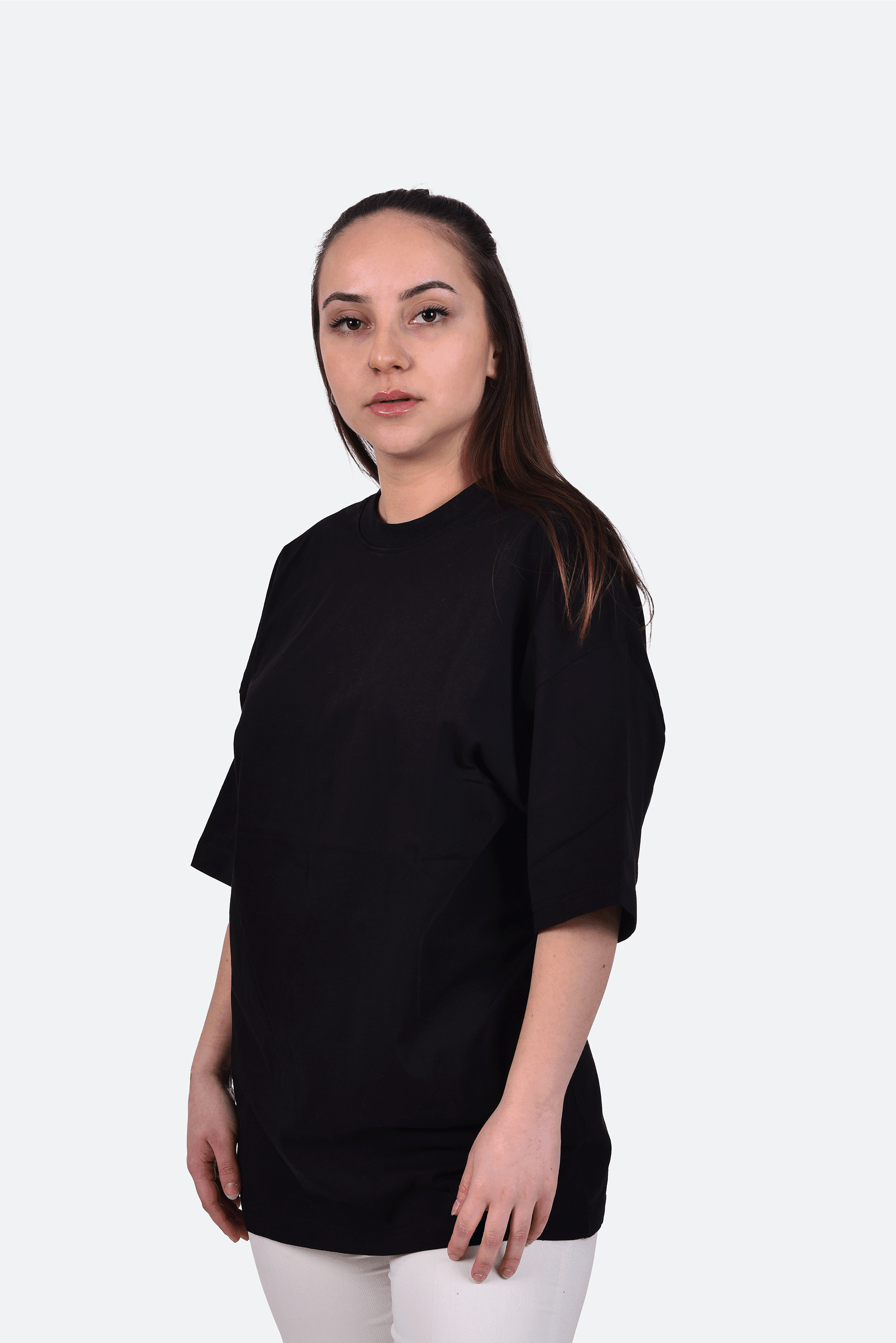 PAMUKLU BASIC T-SHIRT - SİYAH