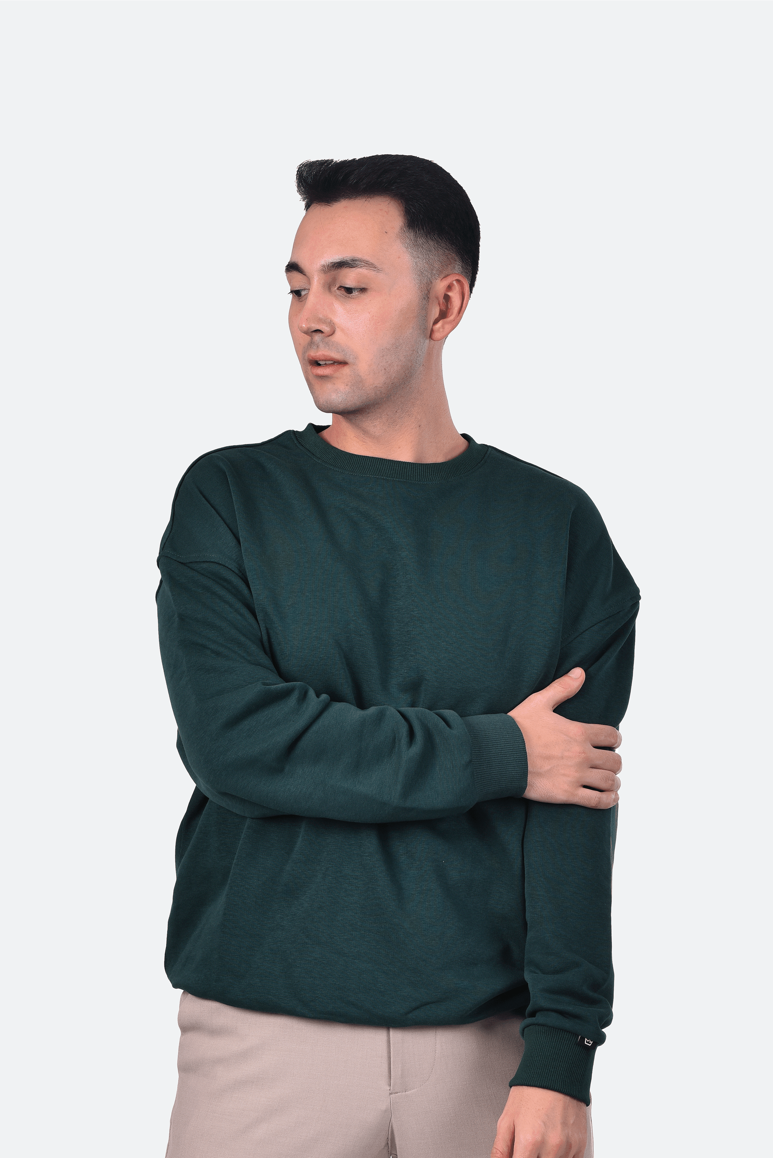 CREW NECK SWEATSHIRT - GREEN