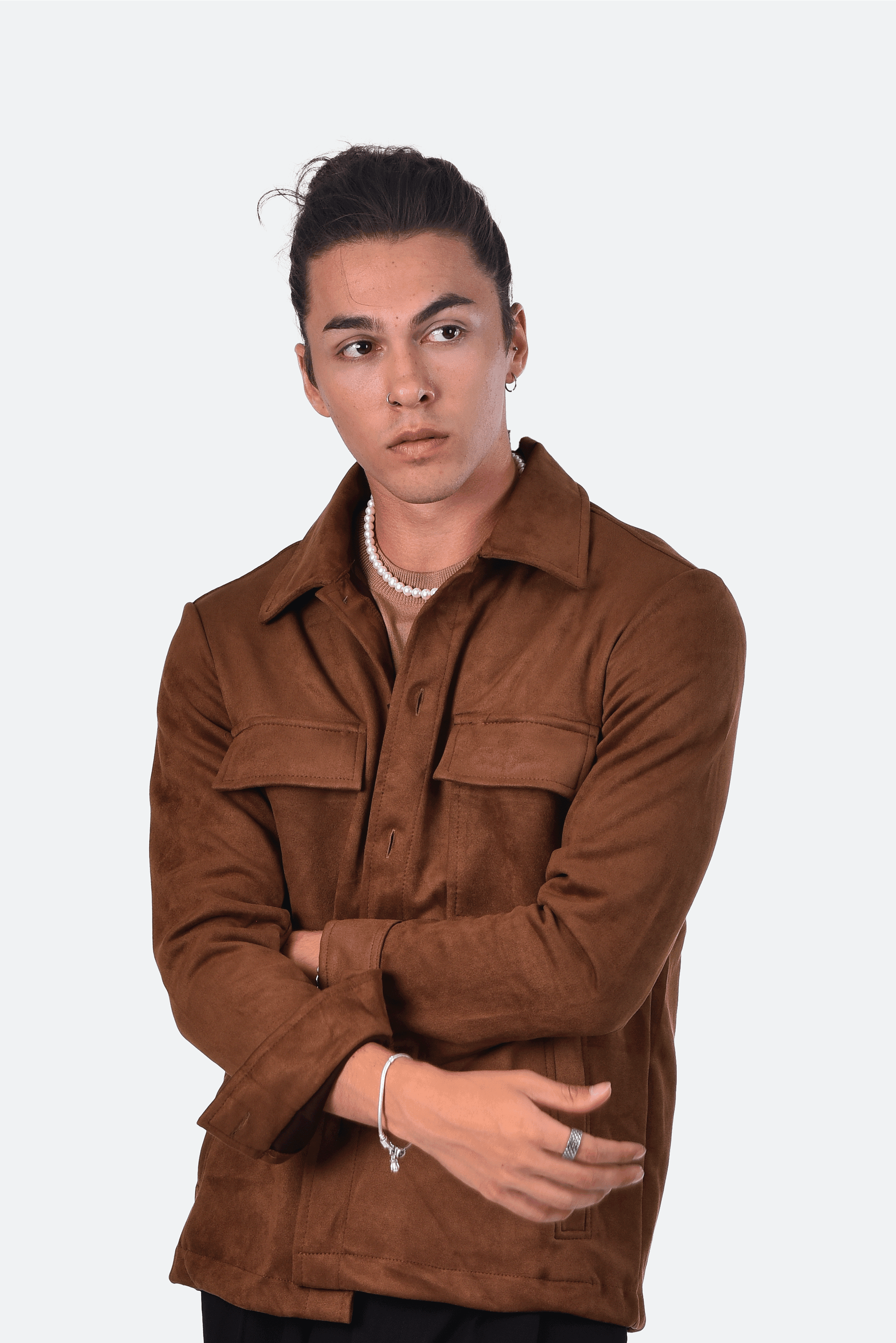 Faux Suede Jacket