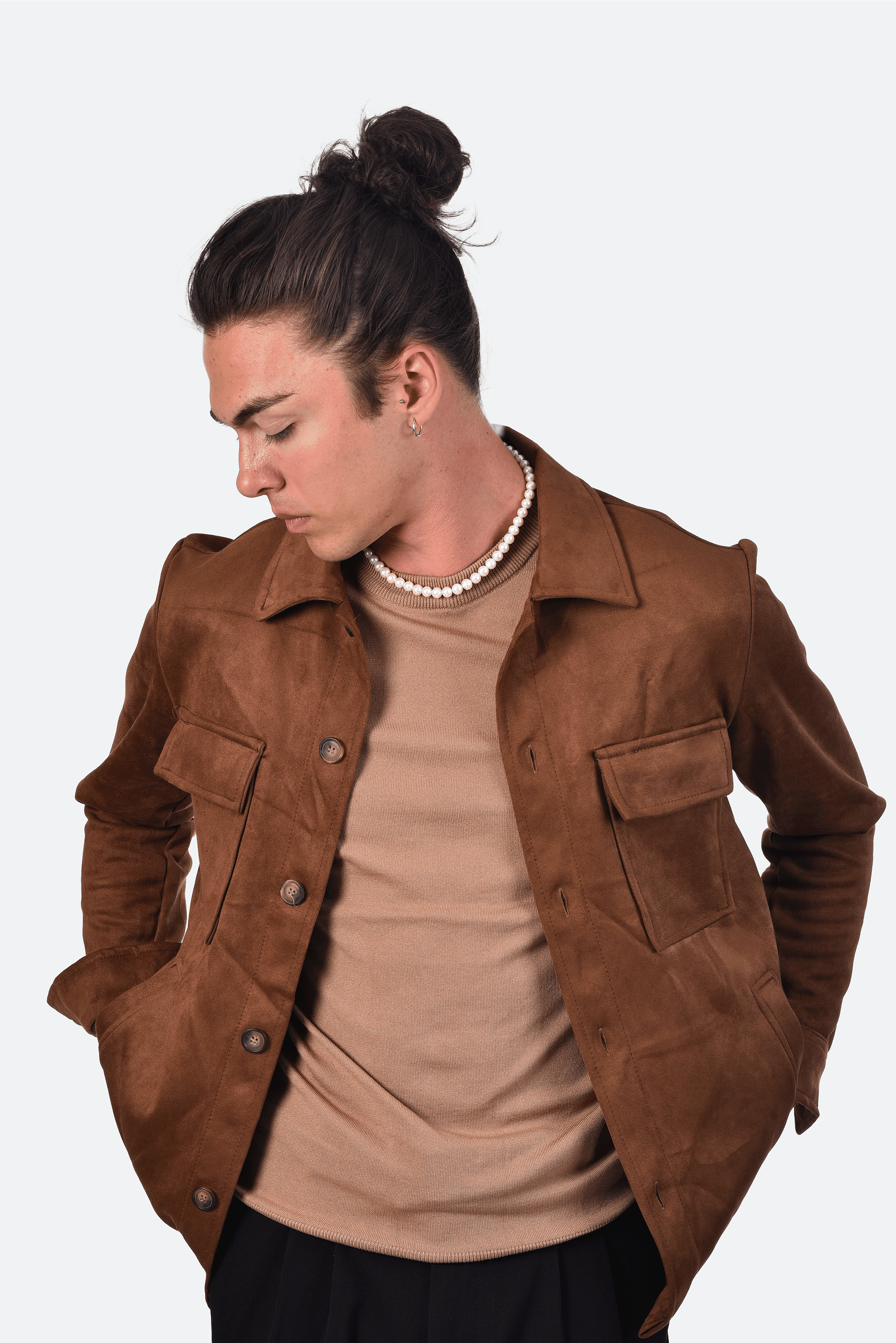 Faux Suede Jacket