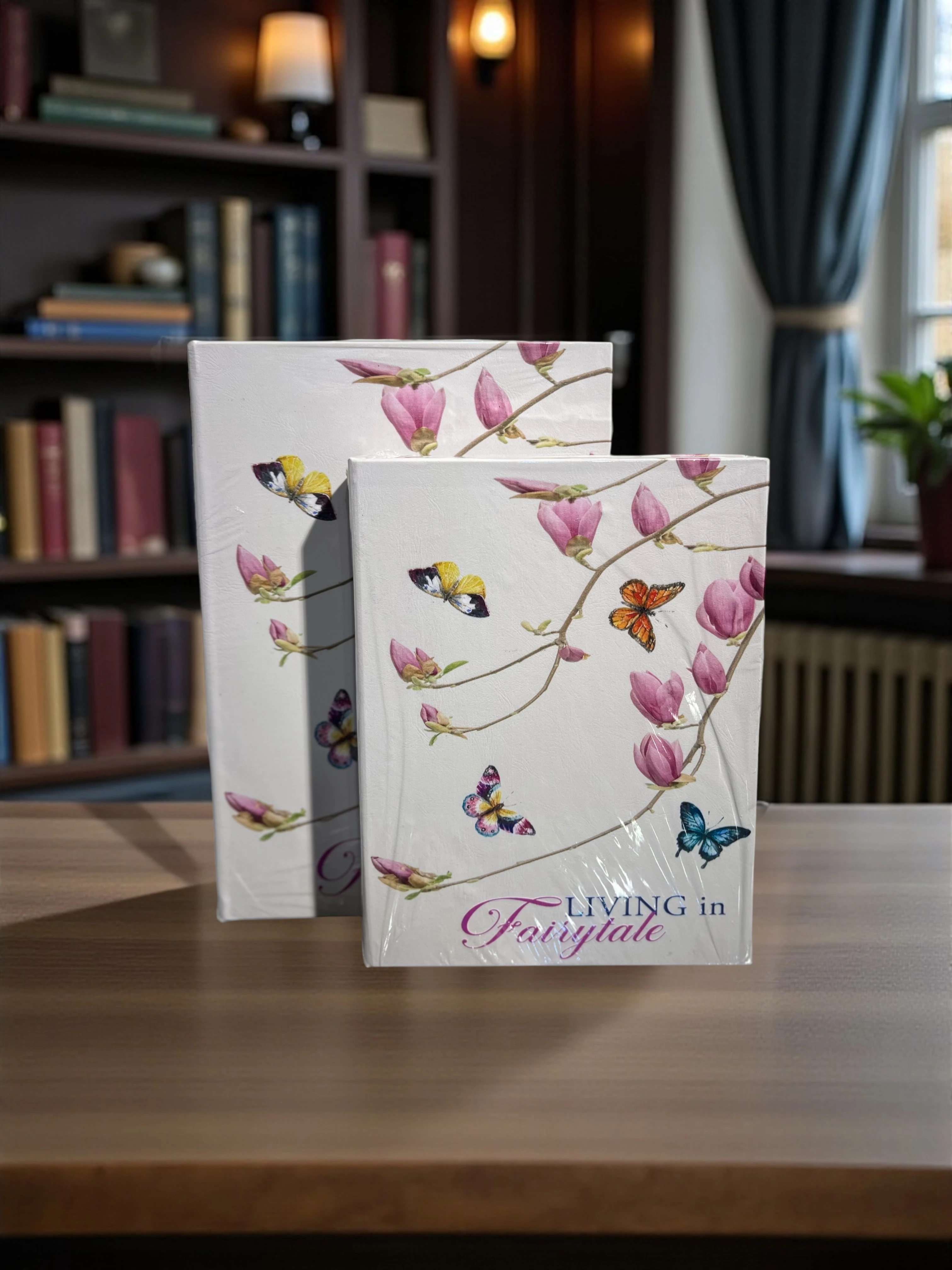 Dekoratif İkili Fairytale Kitap Kutu