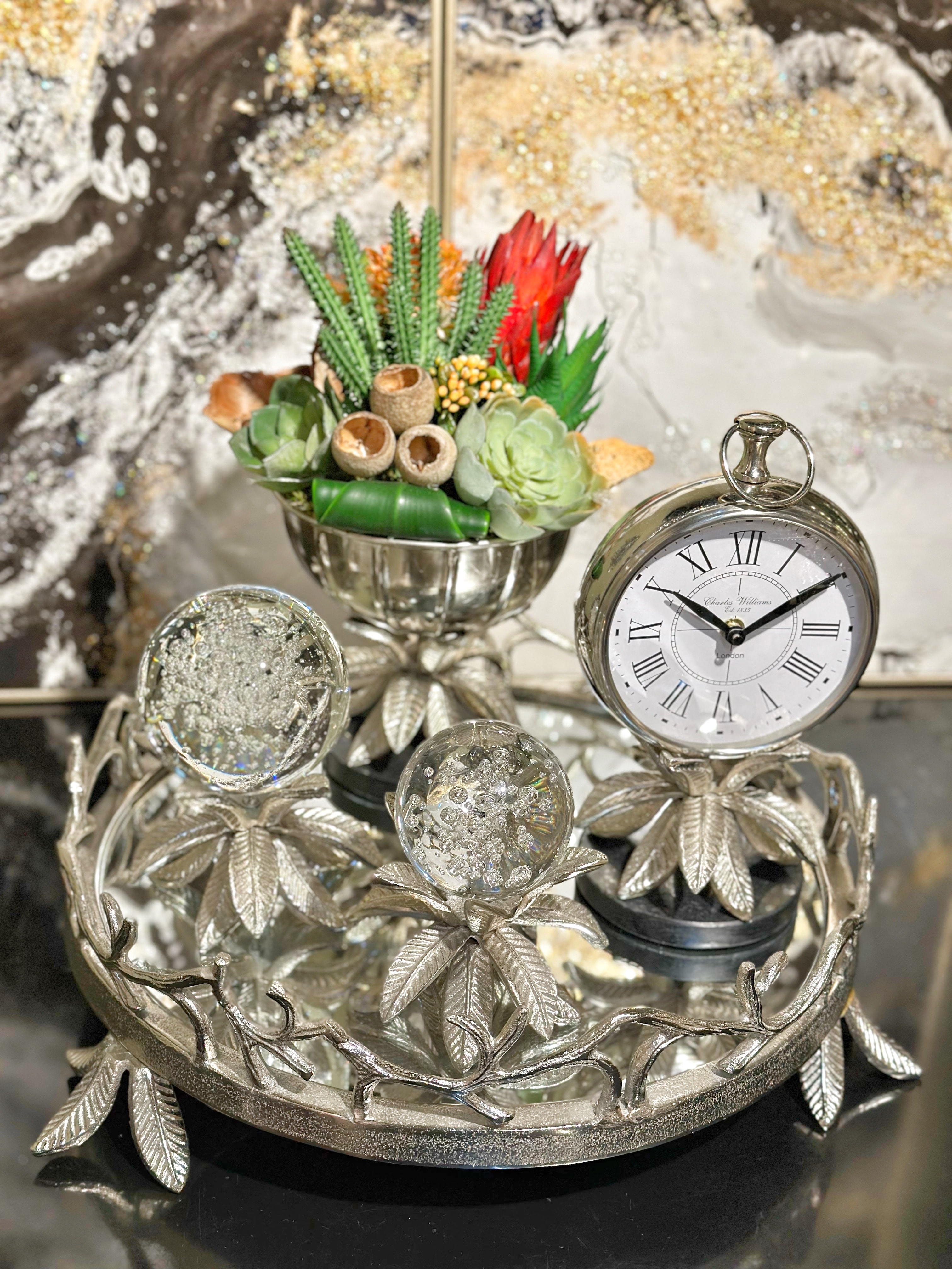 Masa ve Sehpa Üstü  Dekoratif Tepsi Aksesuar Seti