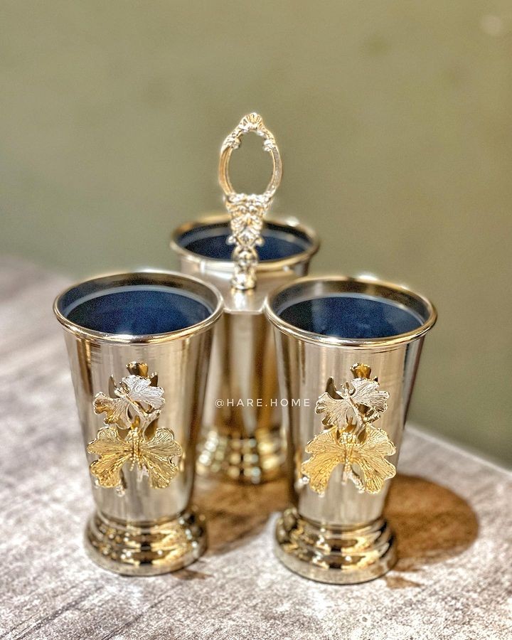 Üç Bölmeli Sofra Kaşıklığı Gümüş