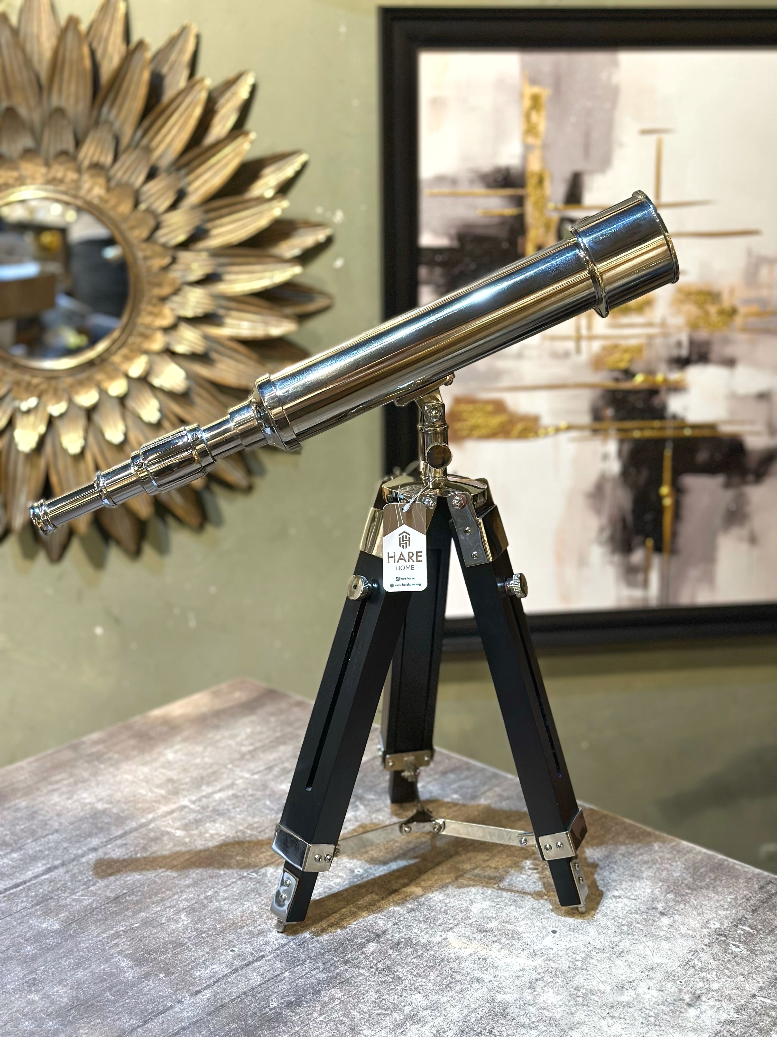 Ayarlanabilir Tripod Ayaklı Dekoratif Teleskop