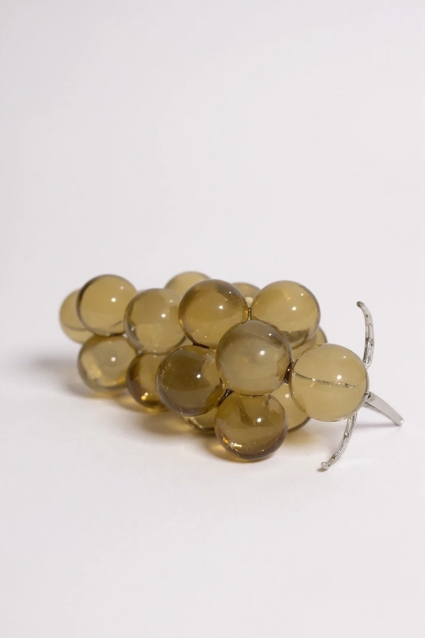 Dekoratif Cam Üzüm - Bal