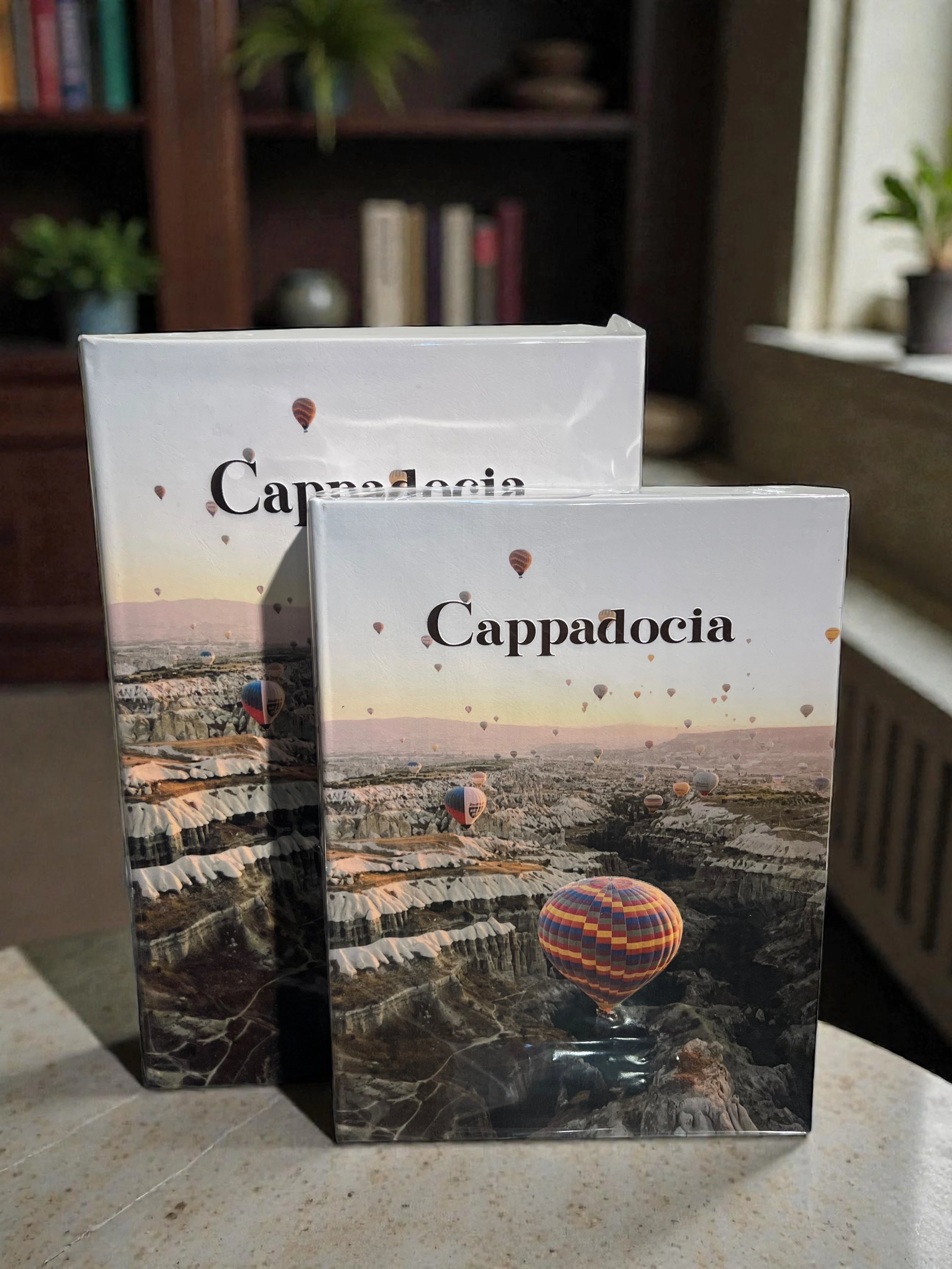 Dekoratif İkili Kapadokya Kitap Kutu