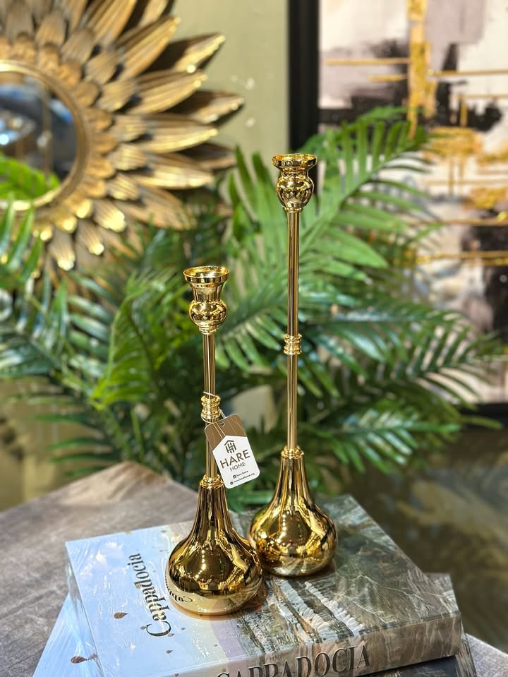 Ayda İkili Şamdan - Gold