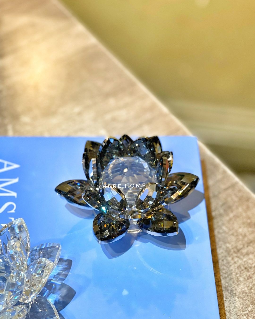 Kristal Lotus Çiçeği Füme