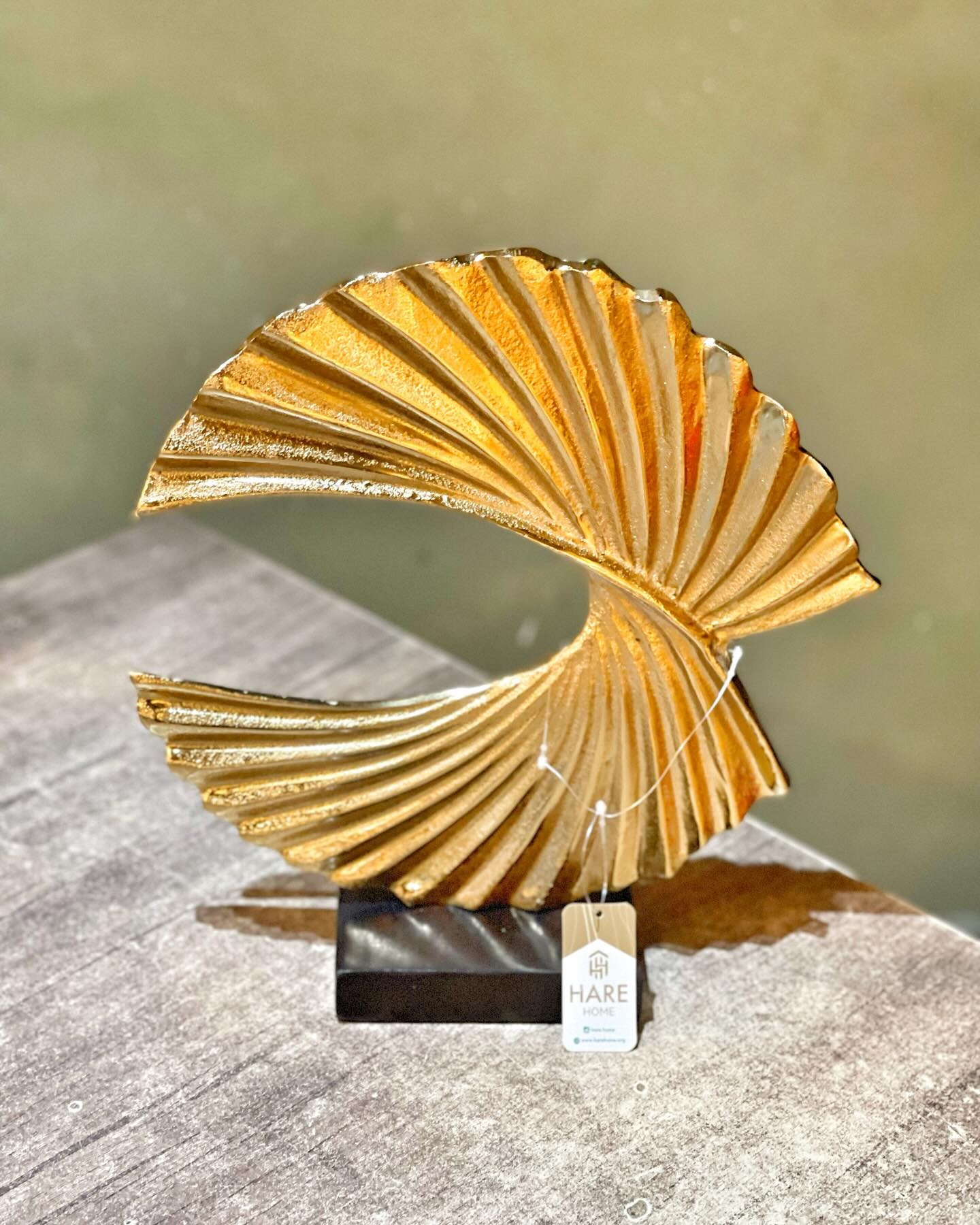 Deniz Dalgası Obje Gold