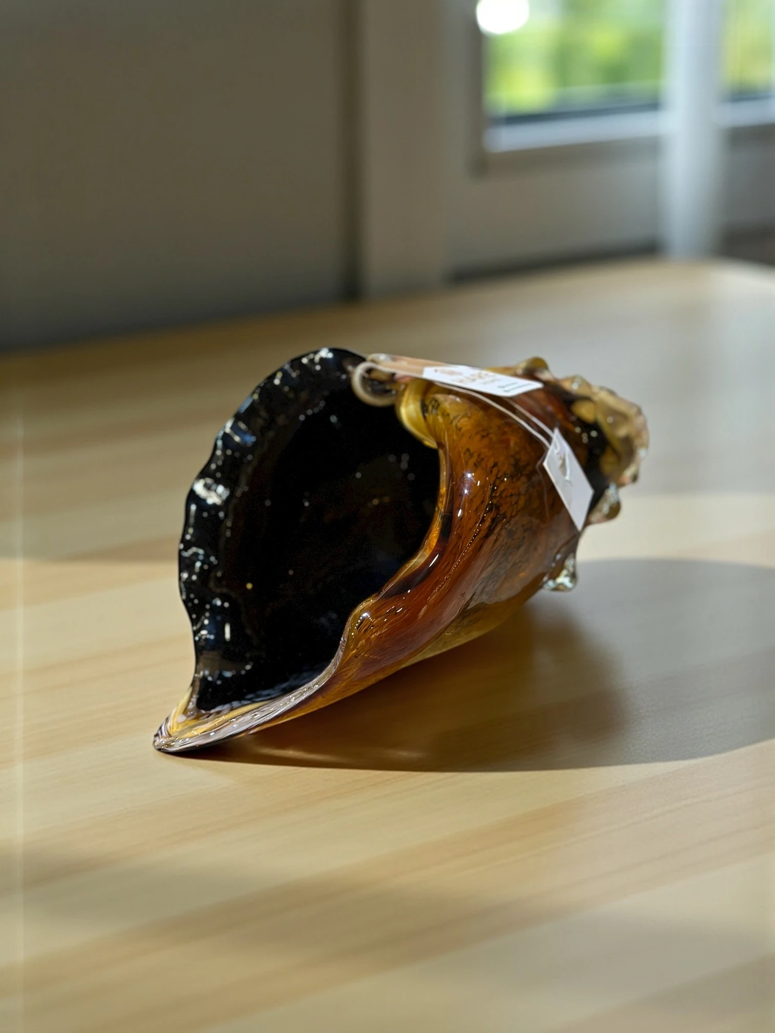 Dekoratif Cam Deniz Kabuğu Amber