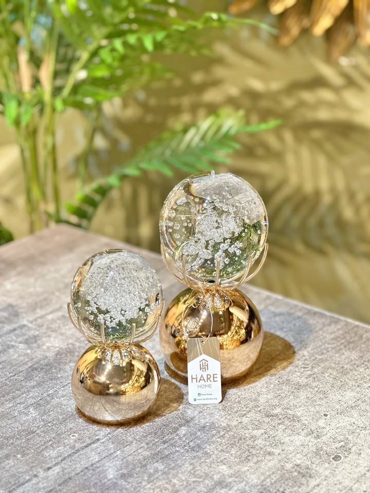Dekoratif İkili Zen Küre - Gold
