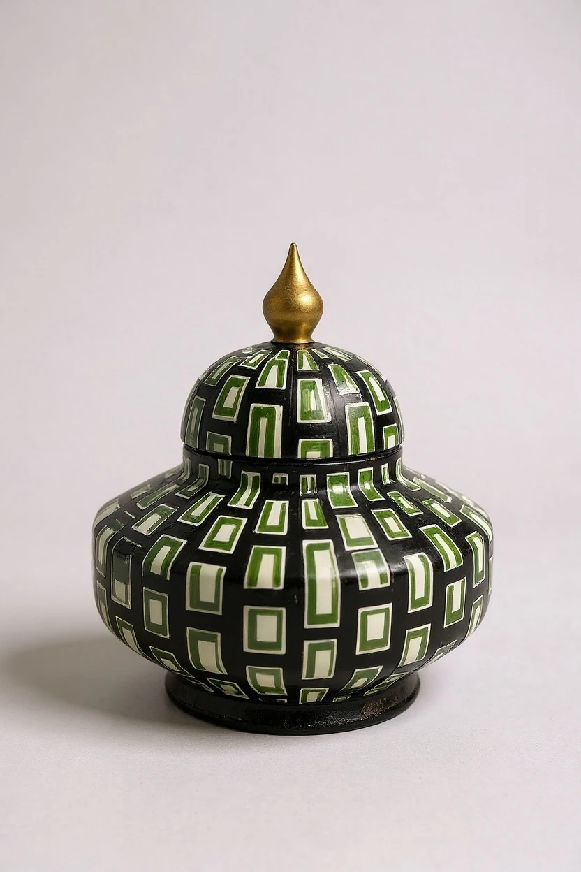 Geometrik Desen Seramik Küp