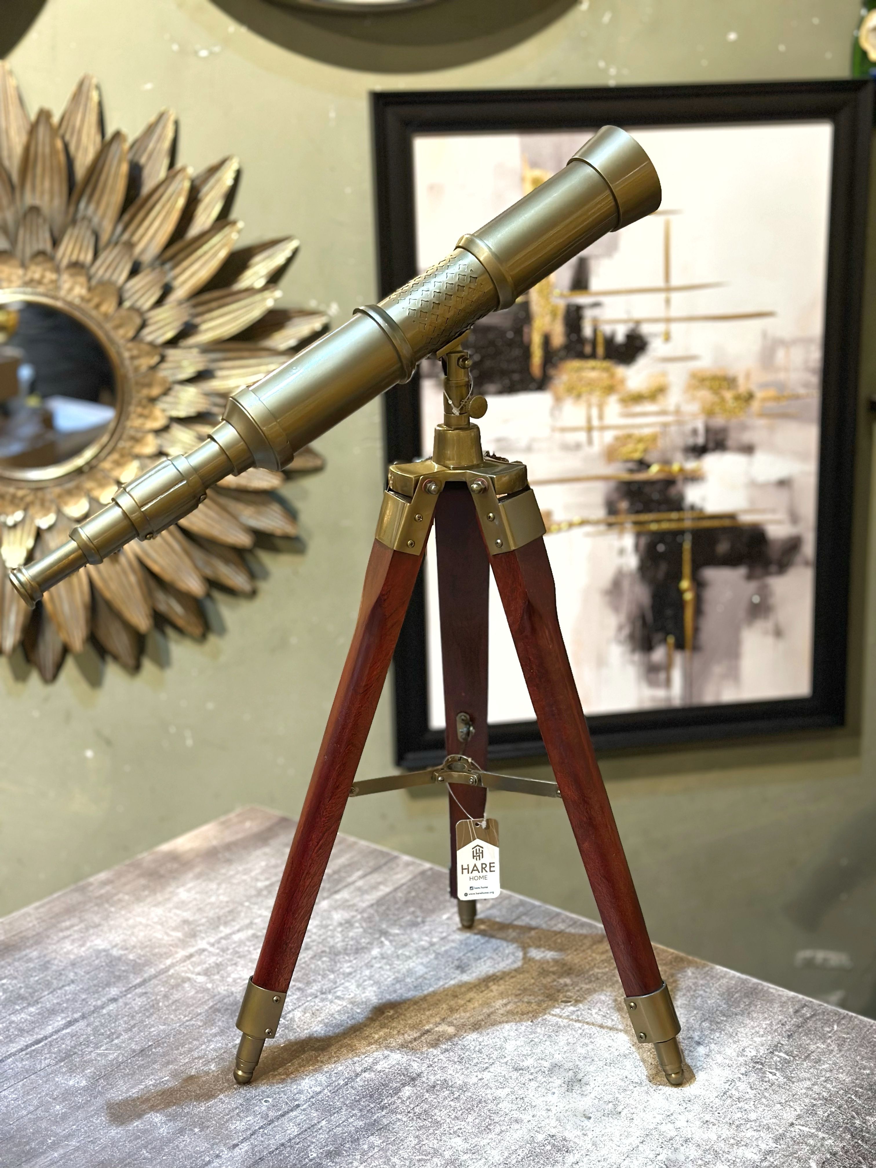 Dekoratif Tripod Teleskop