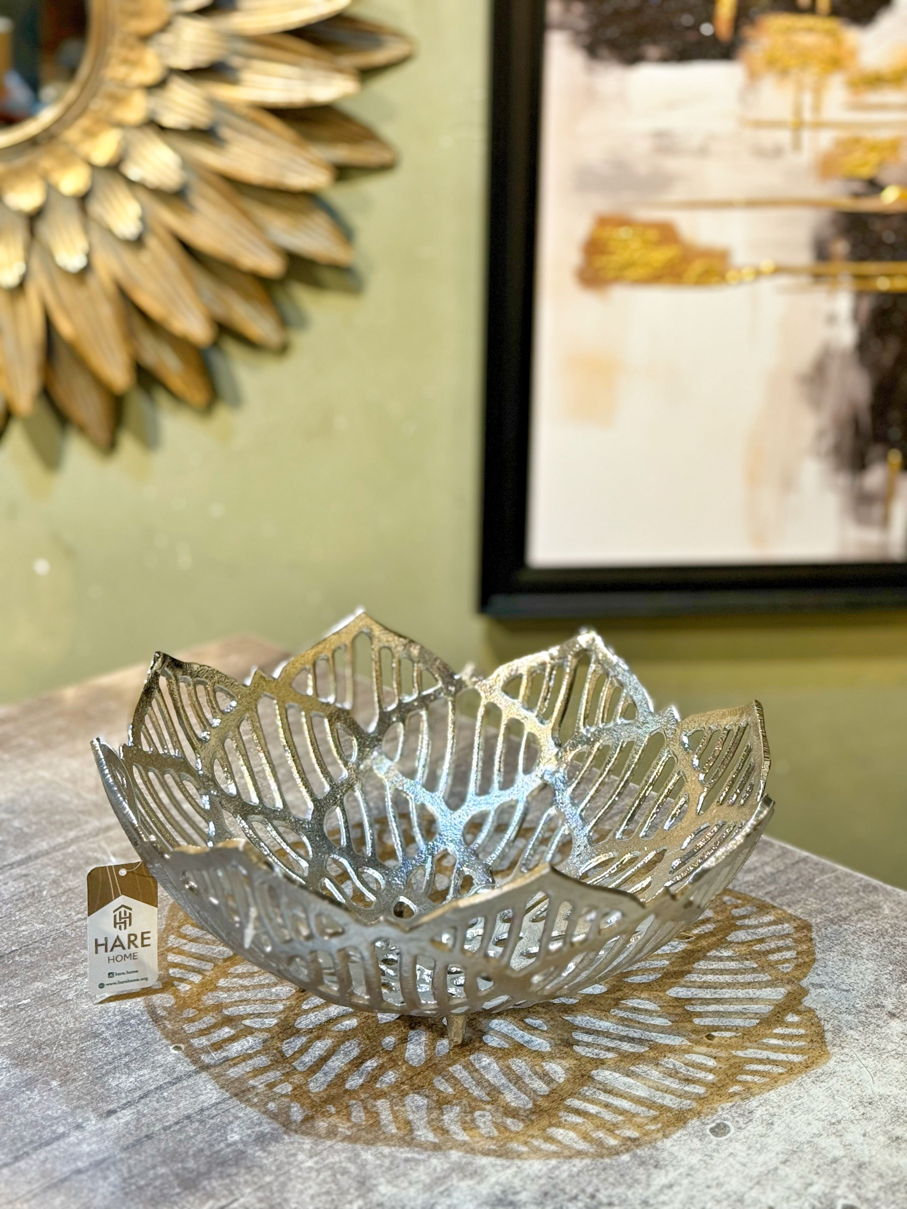 Dekoratif Döküm Meyvelik Gold