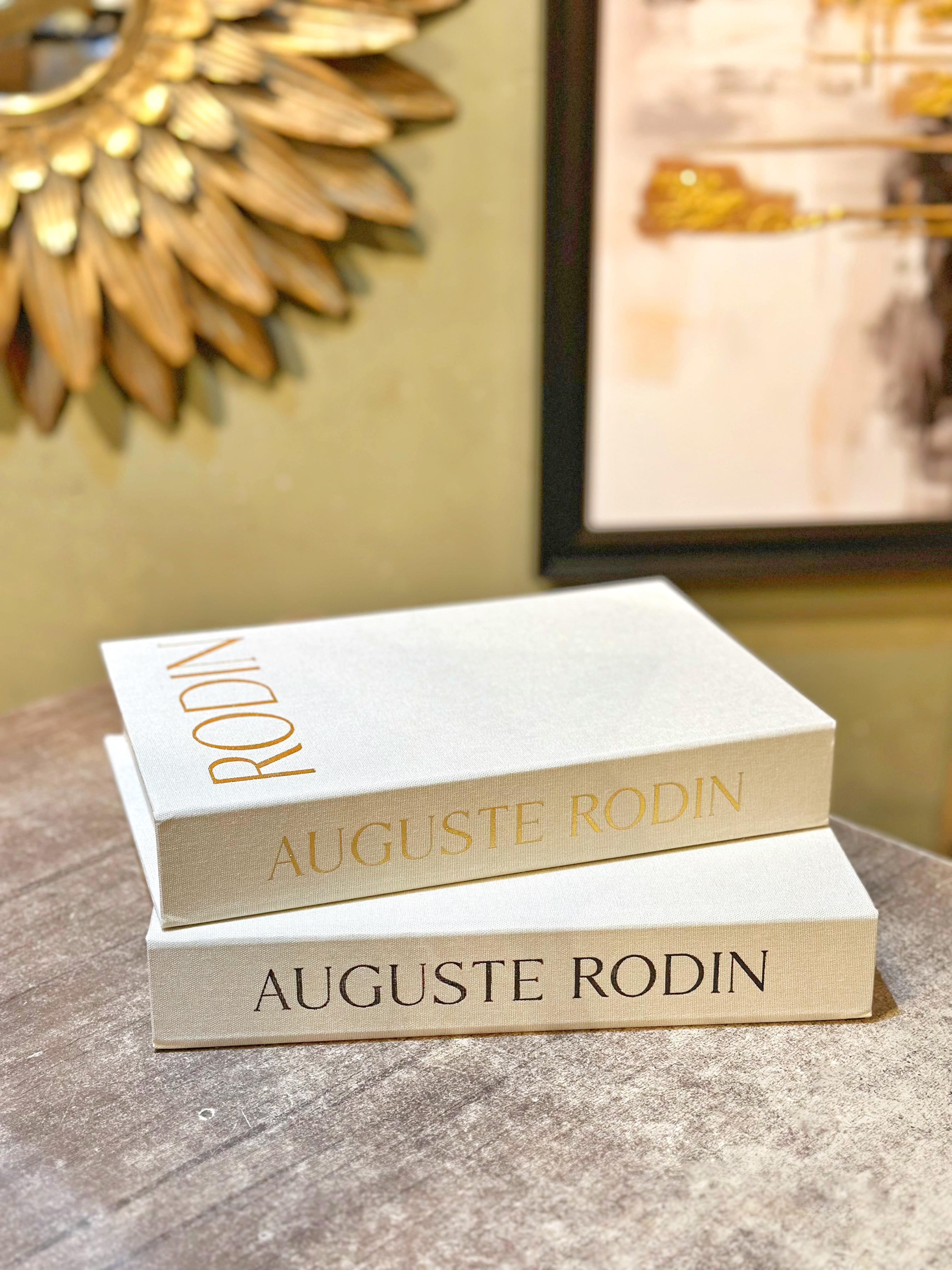 Kumaş Dokulu Kitap Kutu Seti - Auguste Rodin