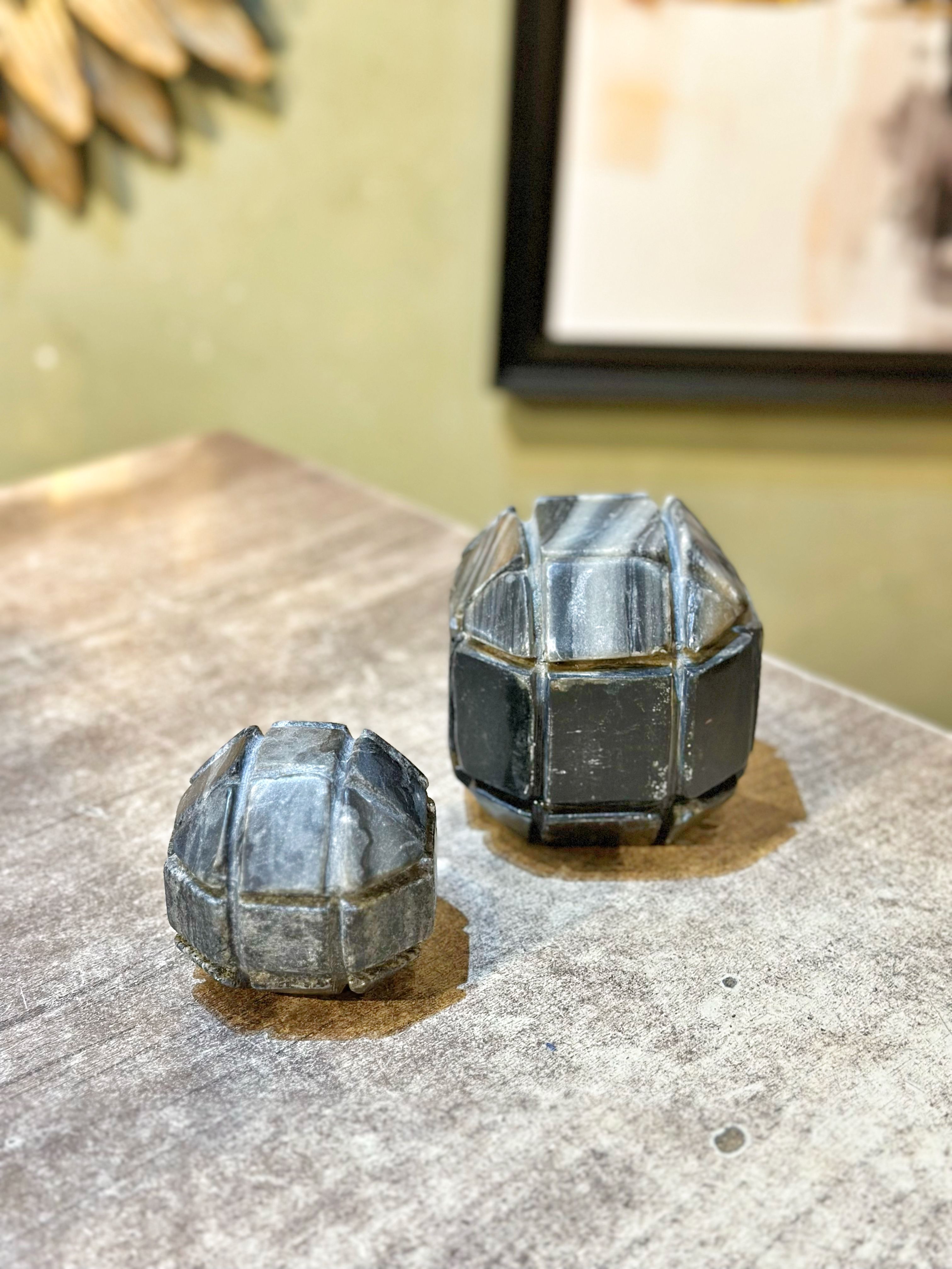 Dekoratif Geometrik Form Obje - Siyah