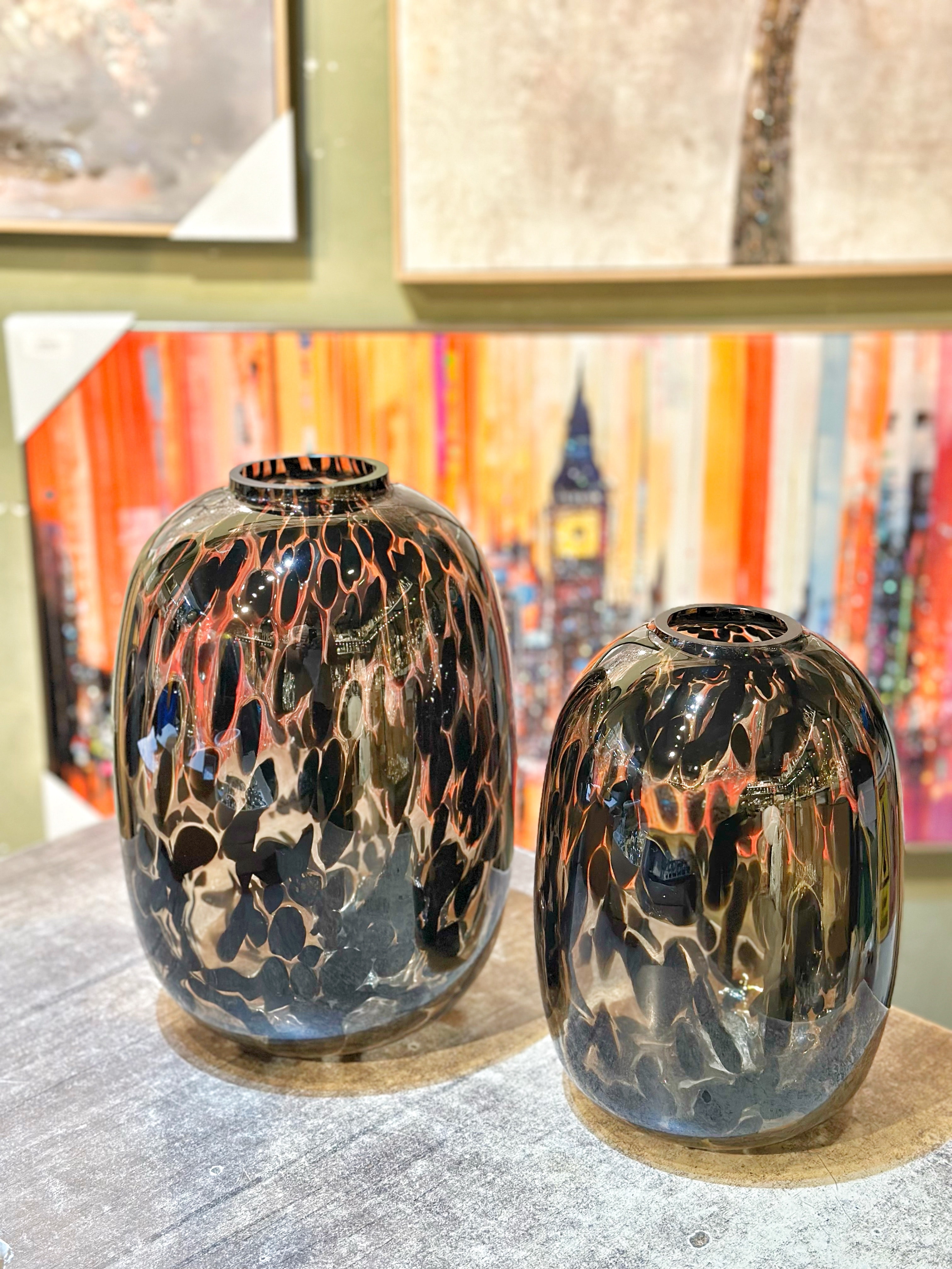 5 Parça Siyah Dumanlı Cam Salon Seti