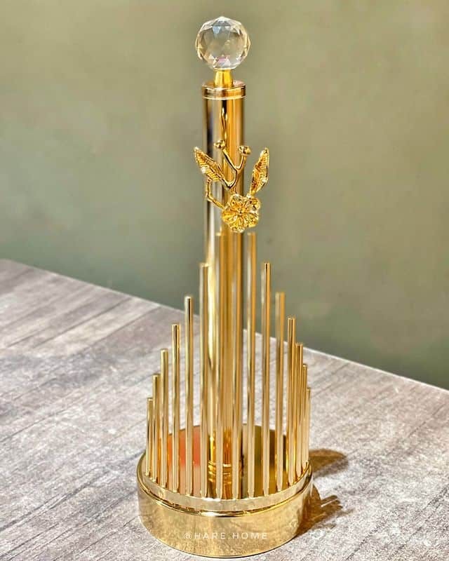 Japon Gülü Havlu Kağıtlık Gold