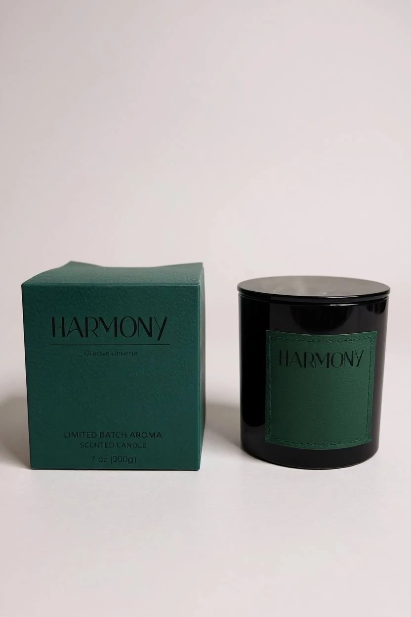 Harmony Kokulu Bardak Mum - Yeşil