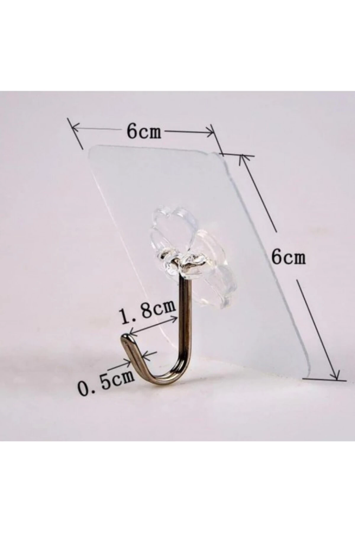 KENDINDEN YAPIŞKANLI ŞEFFAF ASKI 5 Lİ SET