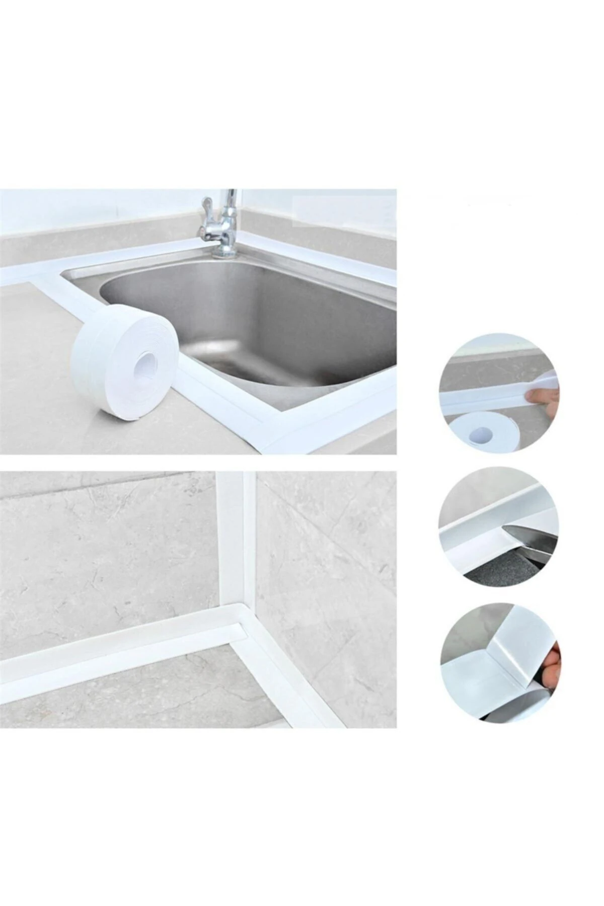 Su Sızdırmaz Banyo Mutfak Lavabo Küvet Izolasyon Şerit Bant