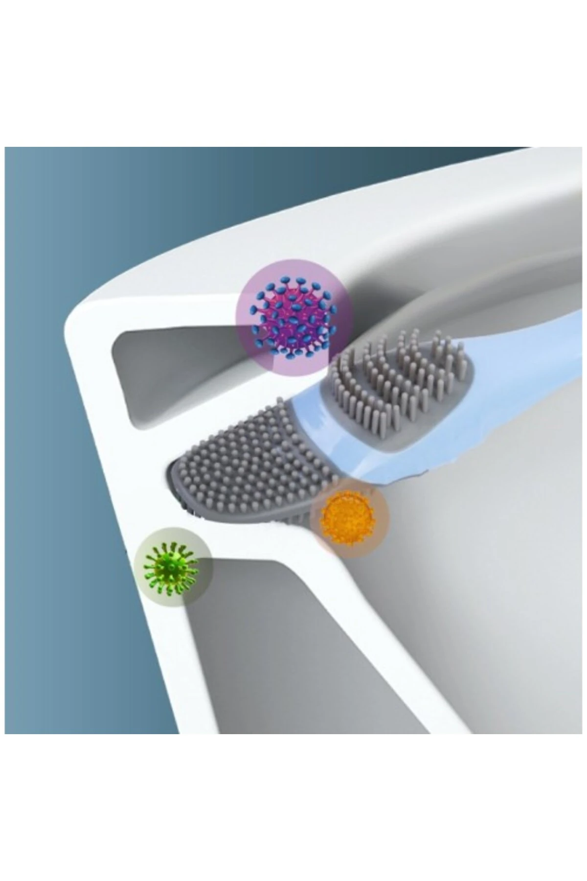 Klozet Detay Temizlik Fırçası Seti