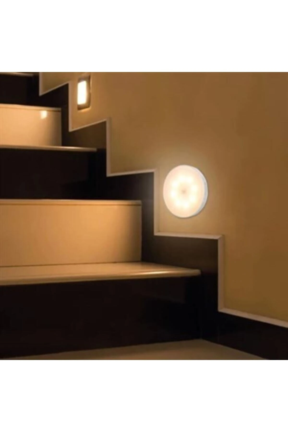 Hareket Sensörlü Usb Şarjlı Spot Lamba Mıknatıslı Ve Yapışkanlı Gün Işığı Renk Led