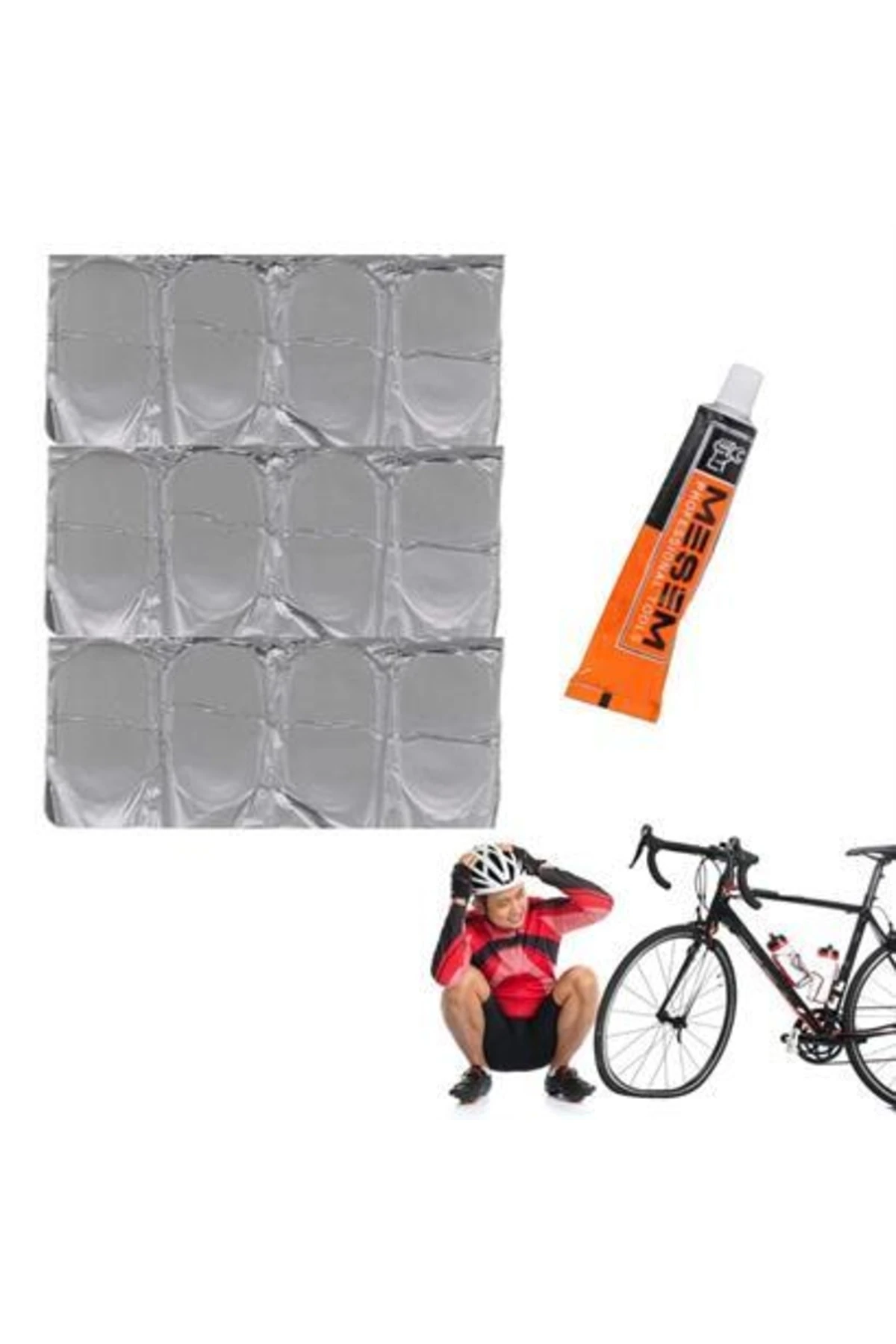 roichil® 13lü Bisiklet Motorsiklet Iç Lastik Yaması Soğuk Yapıştırıcılı